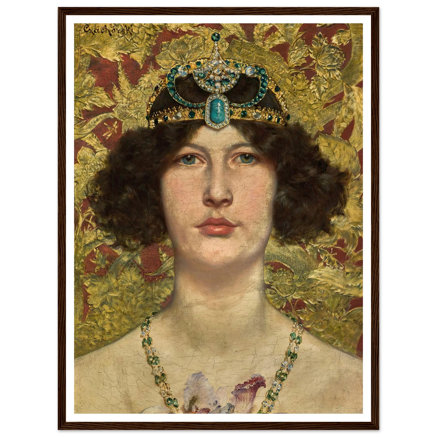 Cleopatra Art Print | Wladyslaw Czachorski - Framed Poster - 30x40 cm / 12x16″ - Black frame