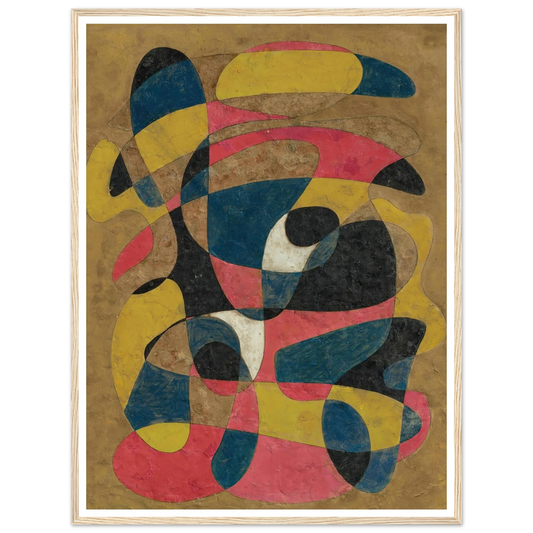 Composition (circa 1939) Art Print | Francis Picabia - Framed Poster - 30x40 cm / 12x16″ - Black frame