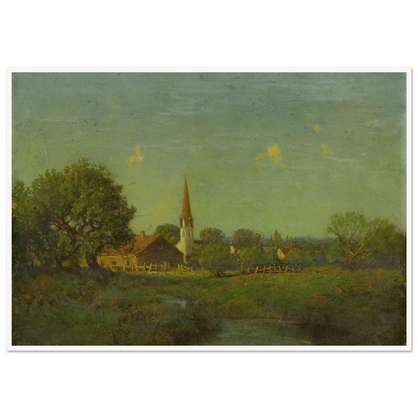 Untitled Pioneer Church Art Print | Julian Onderdonk-Quipham Collections