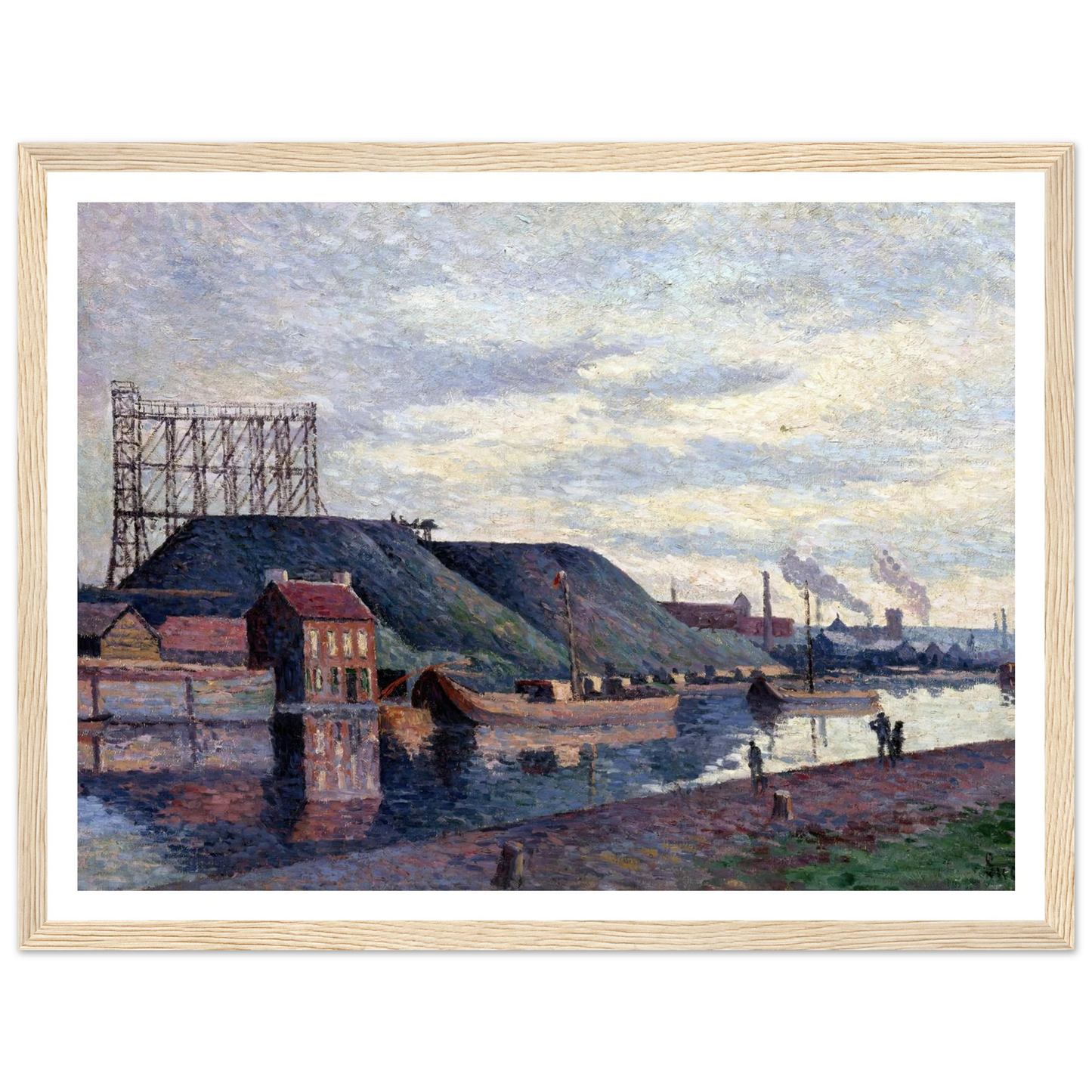Les terrils de Sacré Madame (1897) Art Print | Maximilien Luce-Quipham Collections