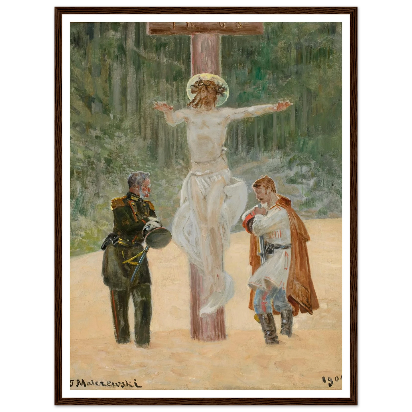 Reconciliation (Symbolic scene from the insurrection in 1863) (1904) Art Print | Jacek Malczewski-Quipham Collections
