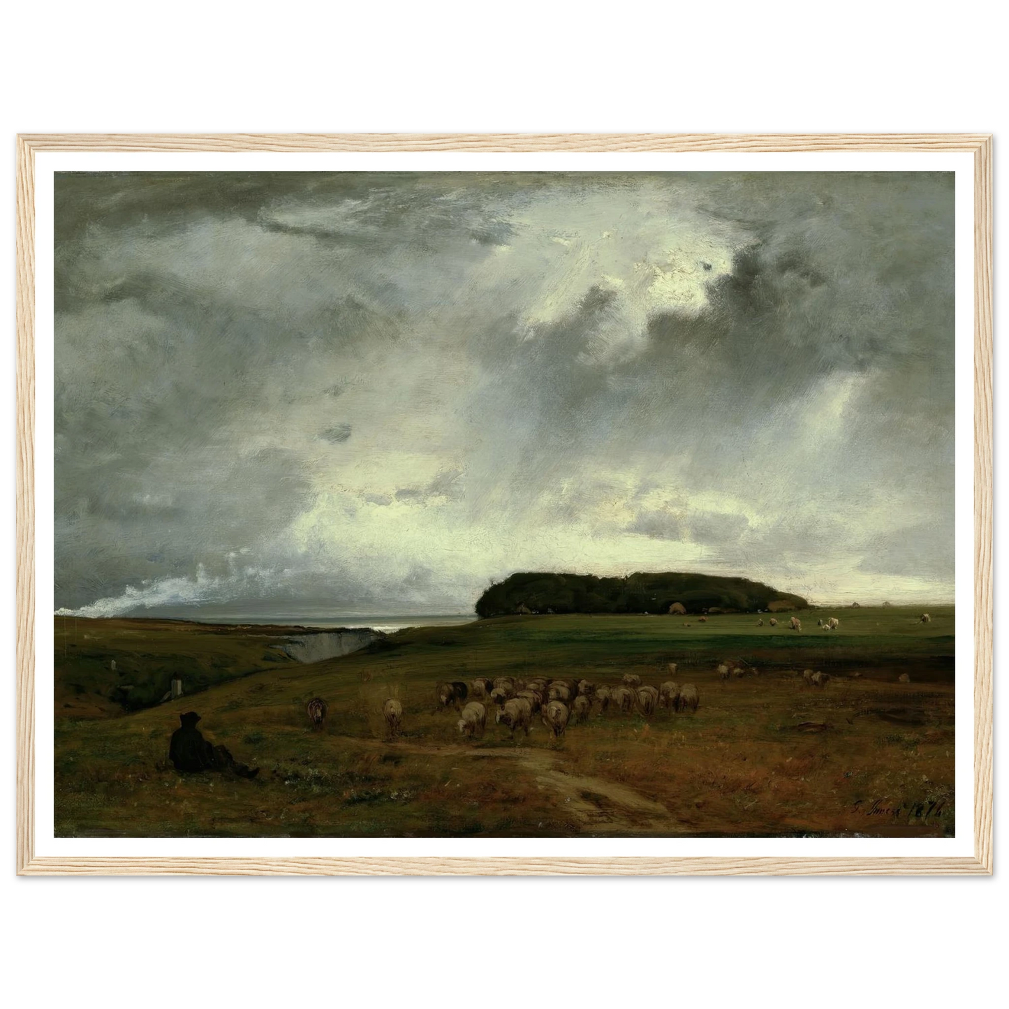 The Storm (1876) Art Print | George Inness-Quipham Collections