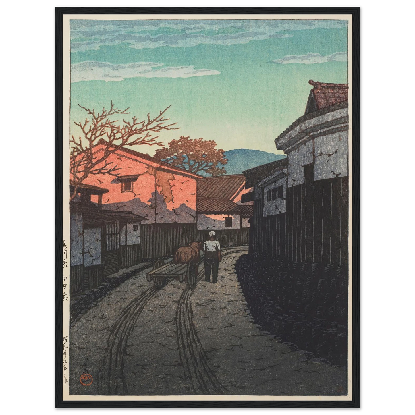 Kagawa-ken Wadahama (Wadahama in Kagawa Prefecture) (1954) Art Print | Kawase Hasui-Quipham Collections
