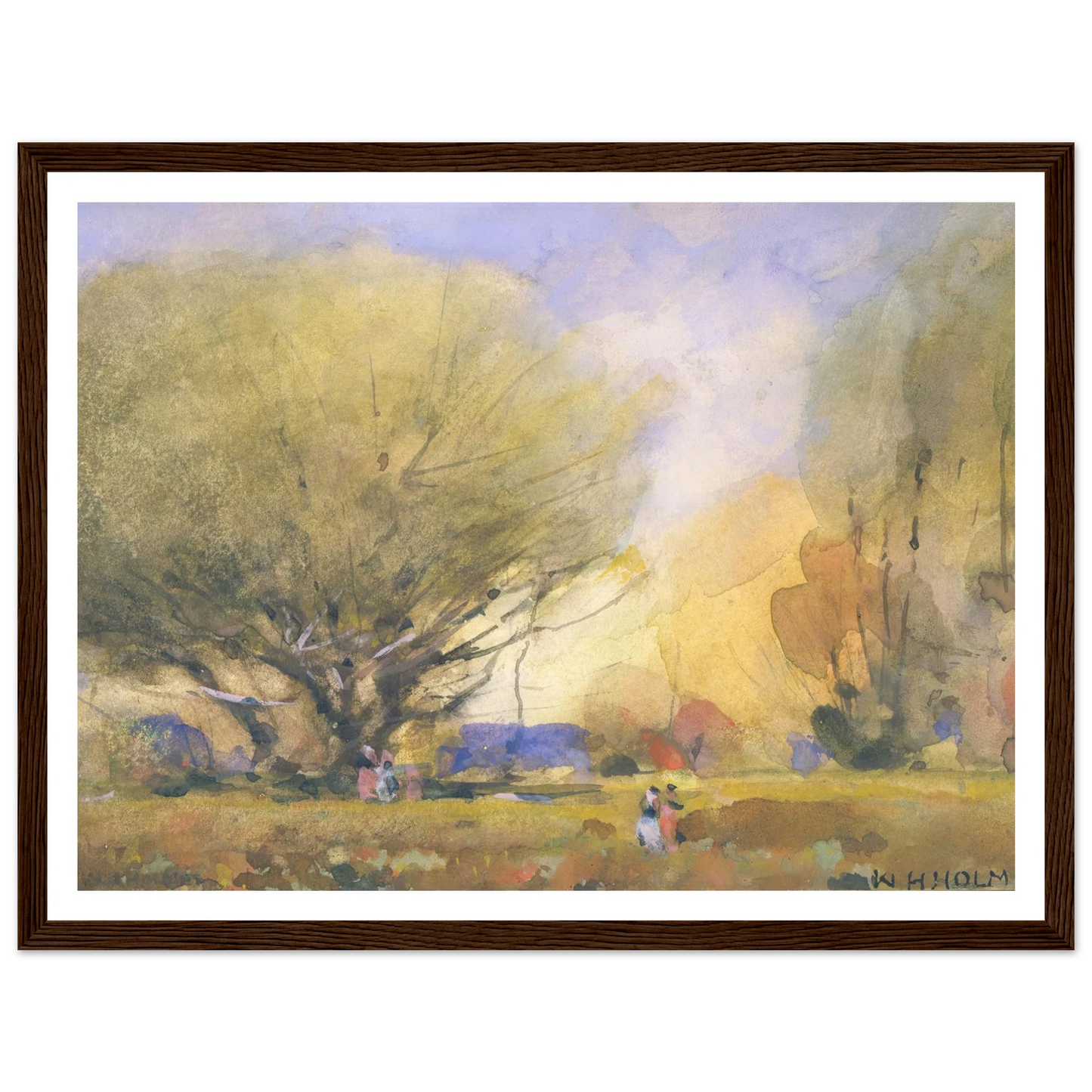 Summer Scene (ca. 1920) Art Print | William Henry Holmes-Quipham Collections
