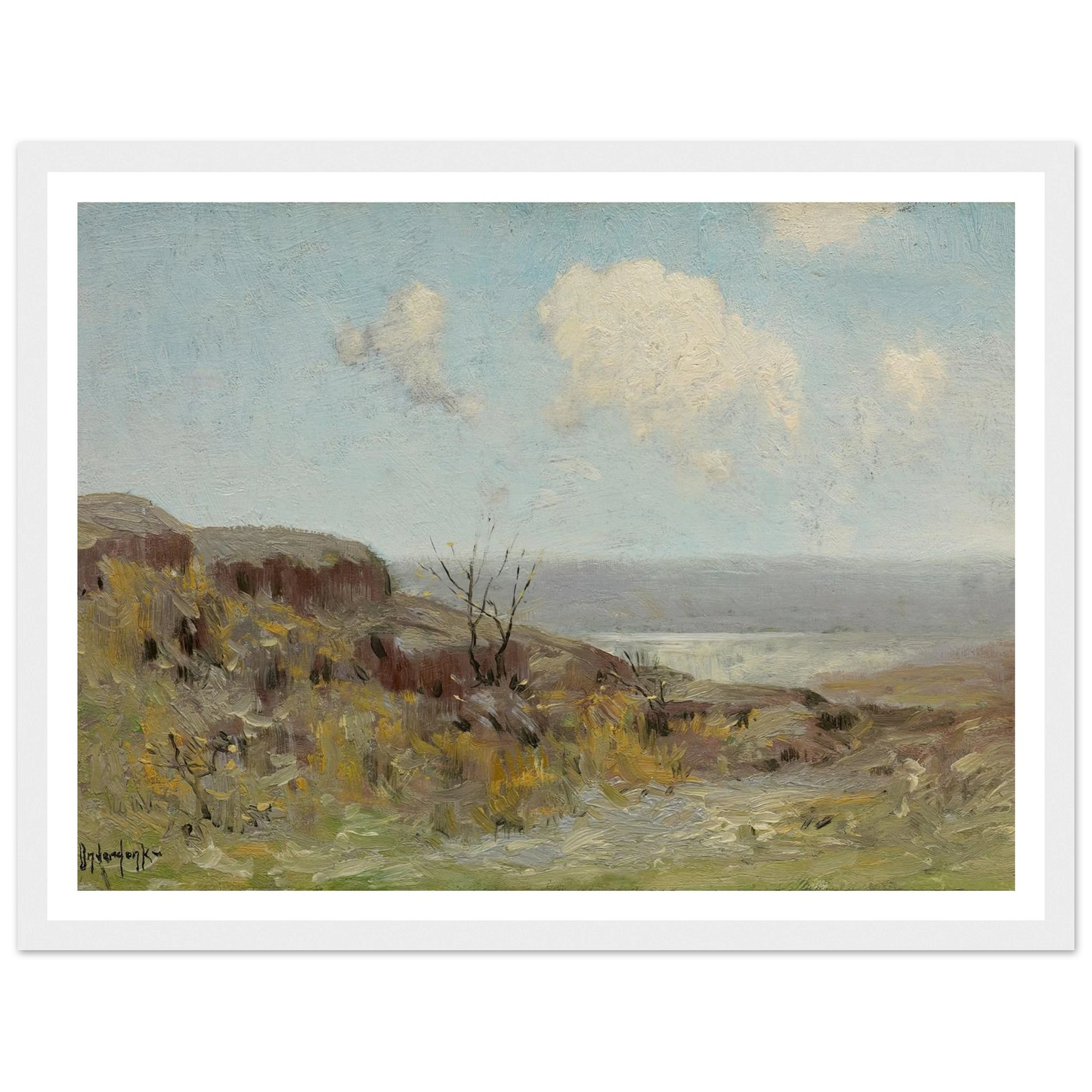 Rocky hillside quiet pool (1908) Art Print | Julian Onderdonk-Quipham Collections
