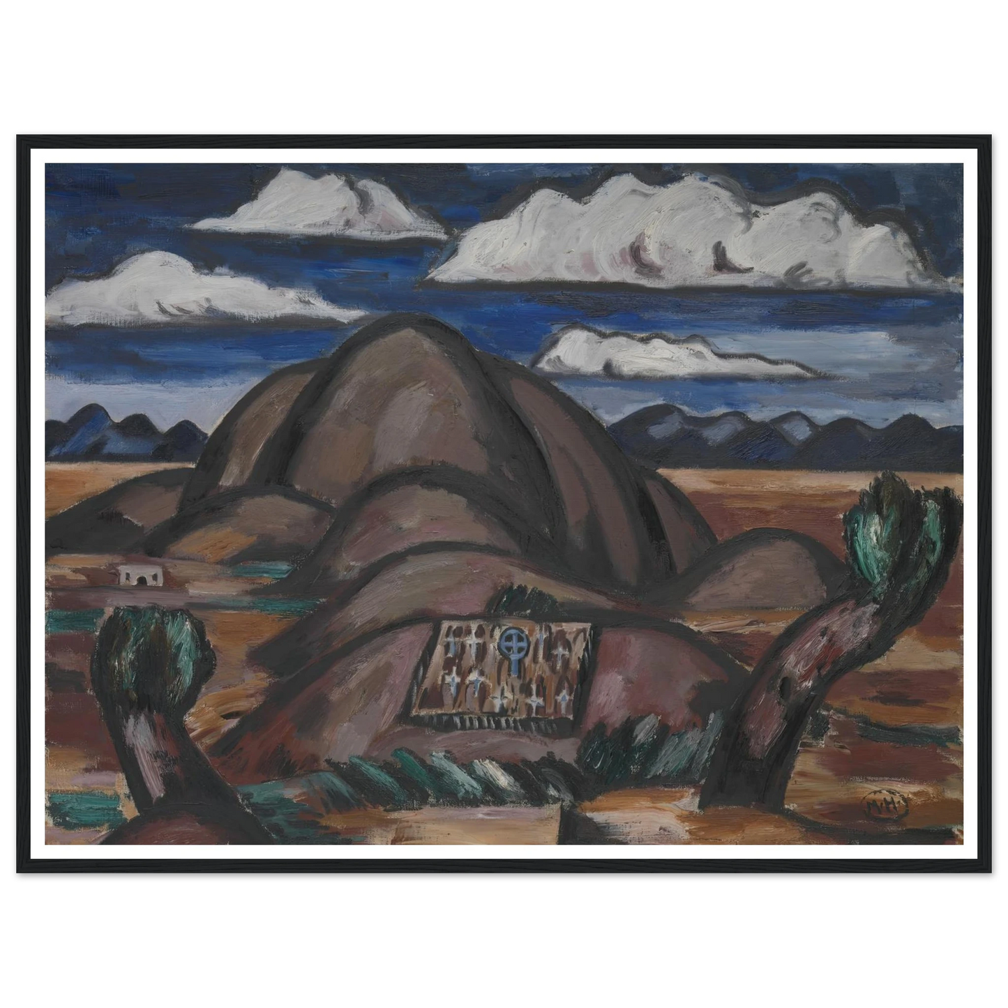 Cemetery, New Mexico (1924) Art Print | Marsden Hartley-Quipham Collections