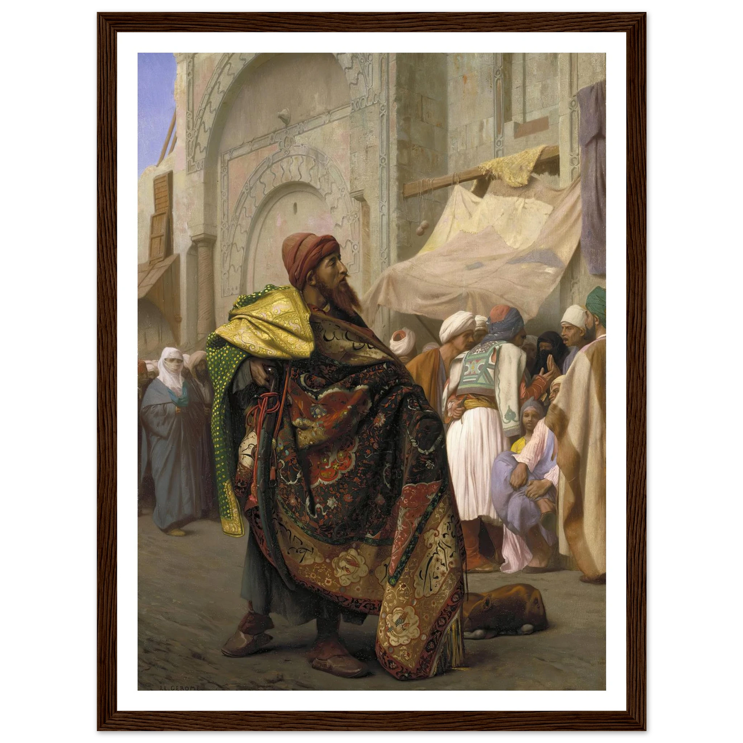 The Carpet Merchant Of Cairo (1869) Art Print | Jean Leon Gerome-Quipham Collections