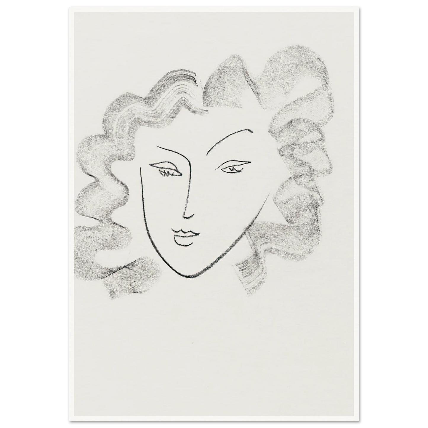 Chevelure ruban de fumée (1942) Art Print | Henri Matisse-Quipham Collections