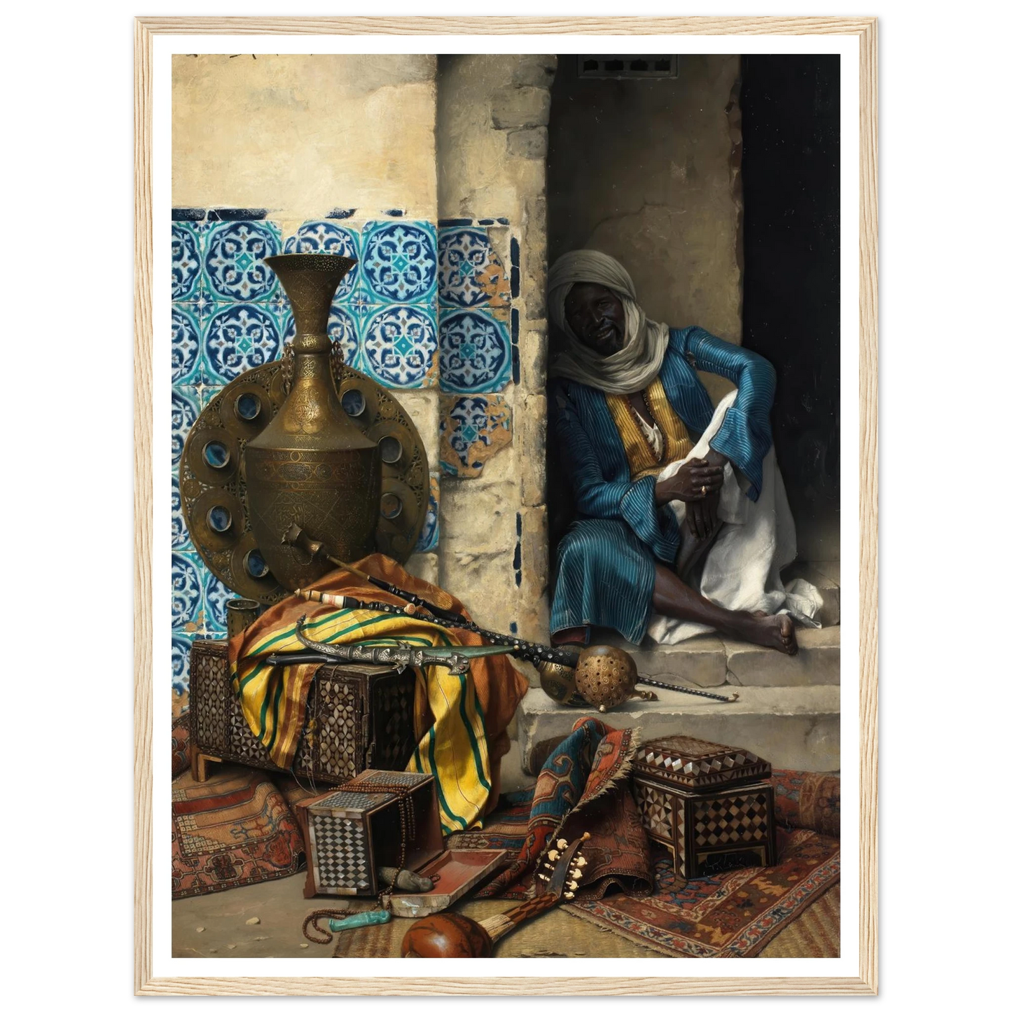 A Dealer in Artefacts (1887) Art Print | Ludwig Deutsch-Quipham Collections