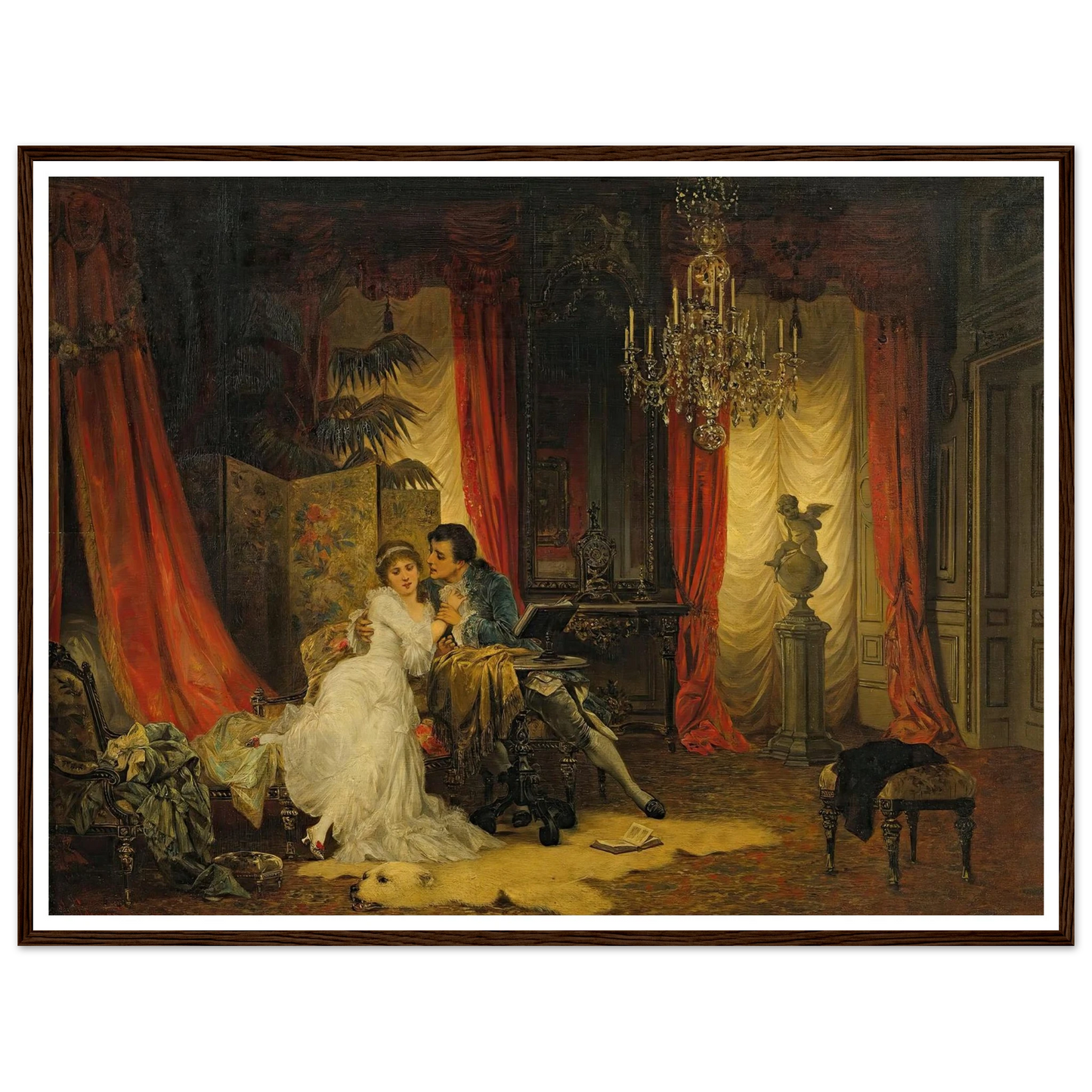 Innamorati (1885) Art Print | Carl Schweninger Jr-Quipham Collections