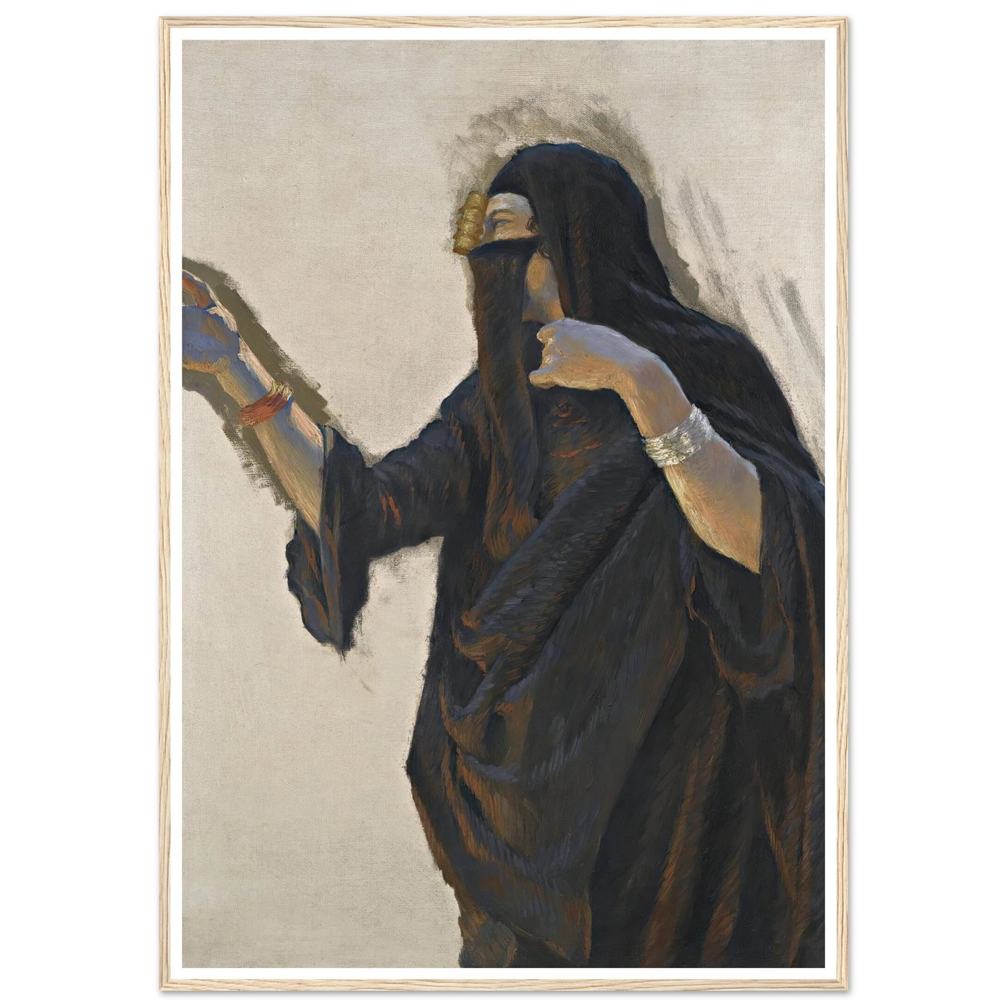 Veiled Lady Art Print | Ludwig Deutsch-Quipham Collections