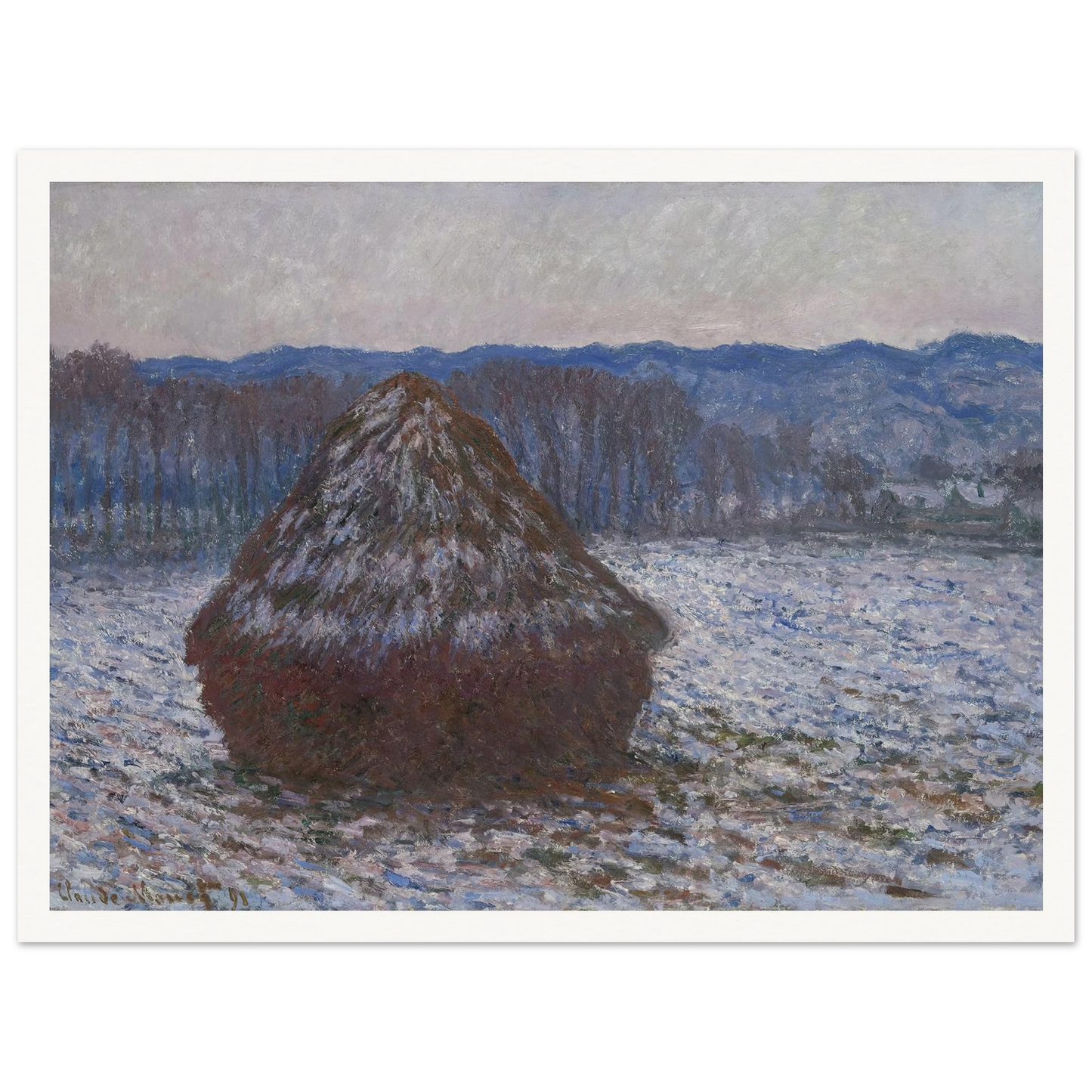 Stack of Wheat (1890) Art Print | Claude Monet-Quipham Collections