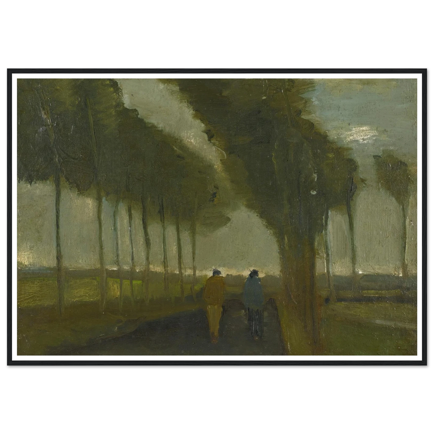L’allée Aux Deux Promeneurs (1883) Art Print | Vincent van Gogh-Quipham Collections