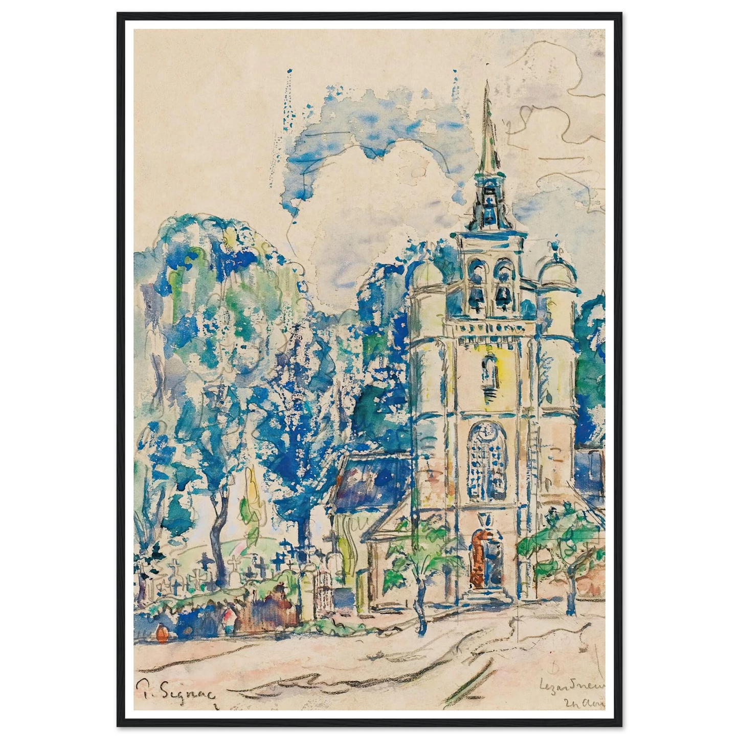 Lezardieux Art Print | Paul Signac-Quipham Collections