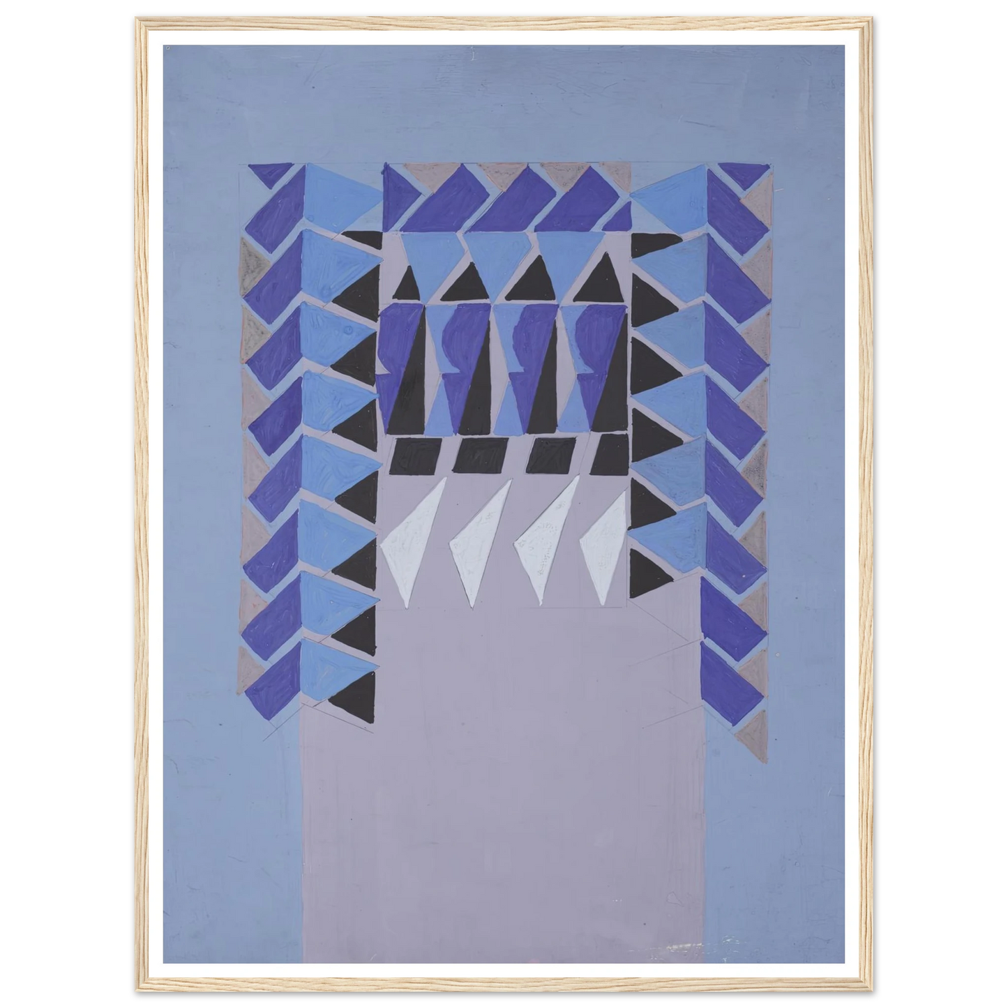 Untitled (Textile design no I) (circa 1925) Art Print | Frances Hodgkins-Quipham Collections