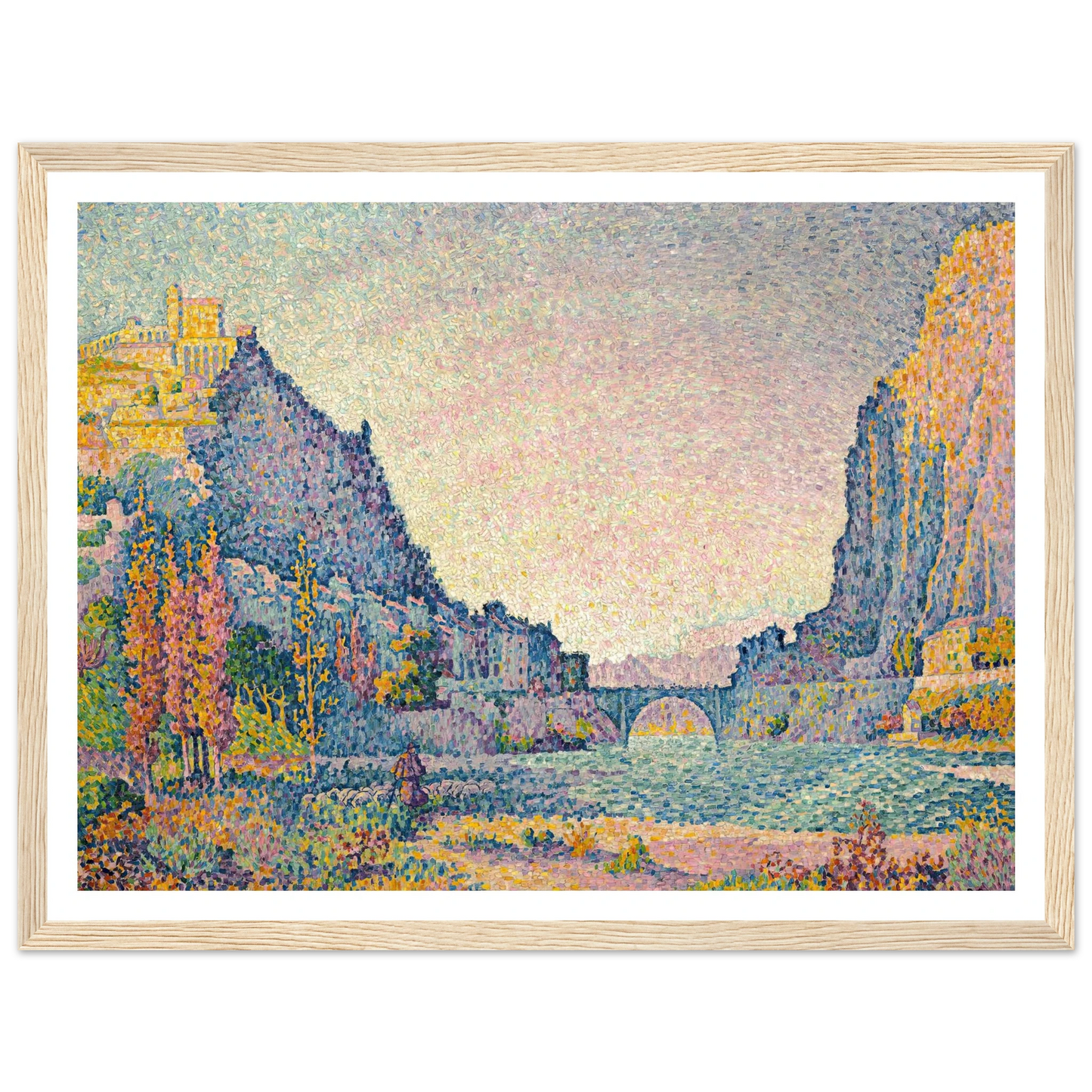Sisteron (1902) Art Print | Paul Signac-Quipham Collections