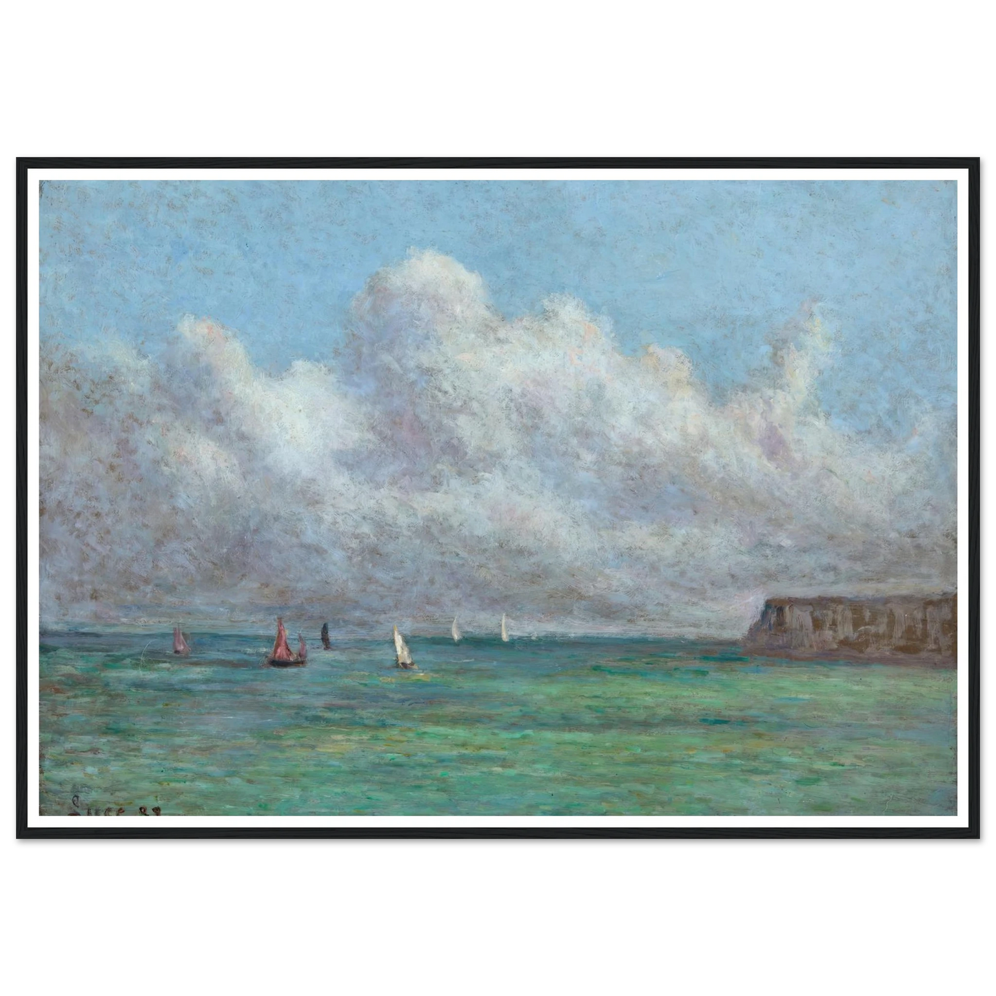 Mer, Somme (1932) Art Print | Maximilien Luce-Quipham Collections