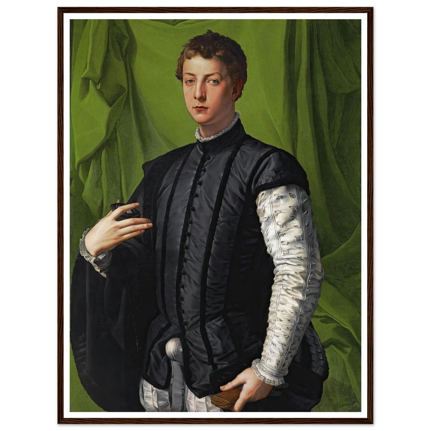 Portrait Of Lodovico Capponi (1550-1555) Art Print | Agnolo Bronzino-Quipham Collections