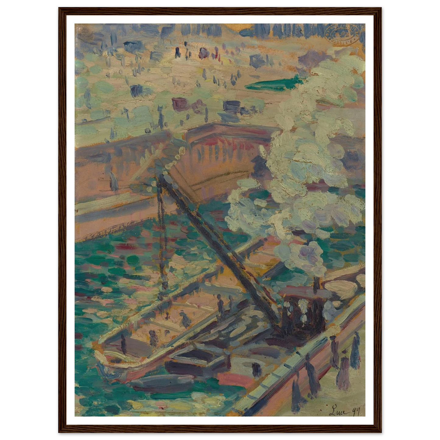 Pochade pour Notre-Dame (1899) Art Print | Maximilien Luce-Quipham Collections