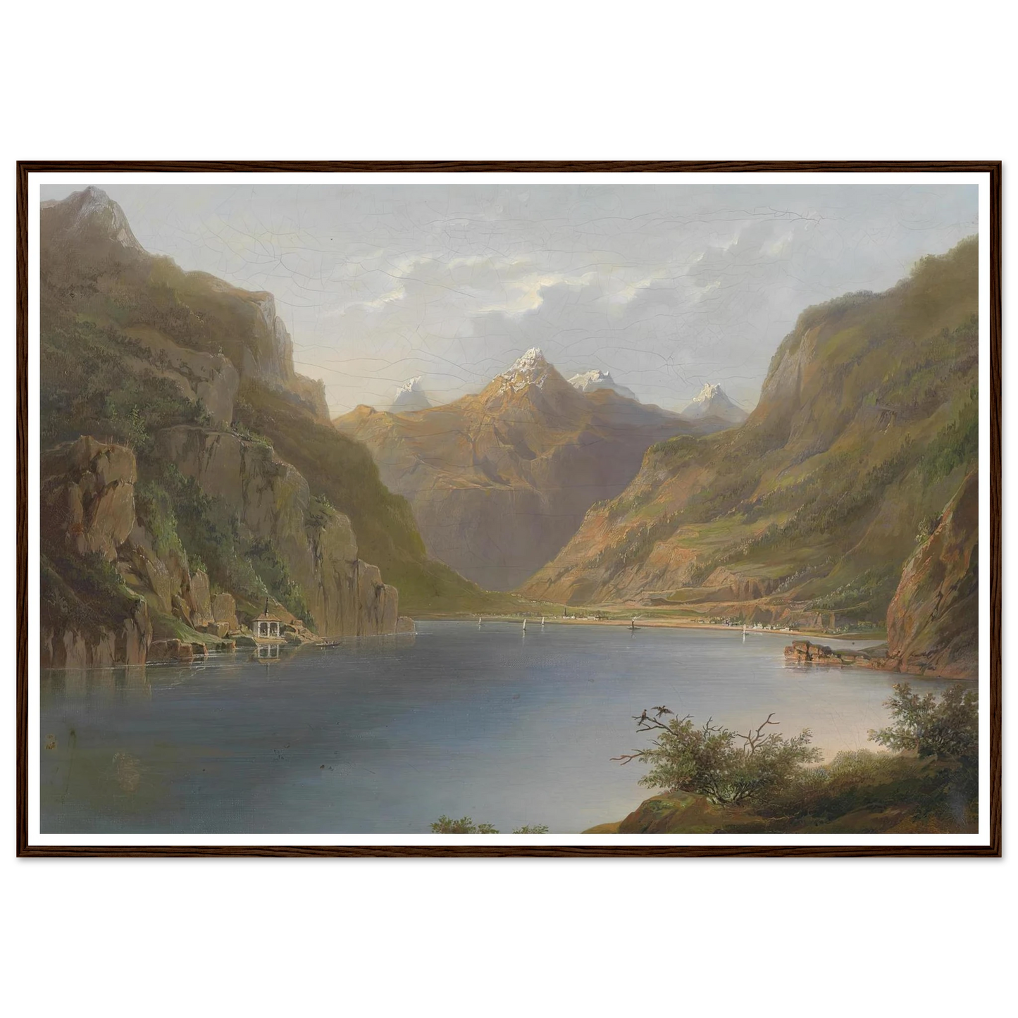 Vierwaldstättersee (1882) Art Print | Hermann Ottomar Herzog-Quipham Collections