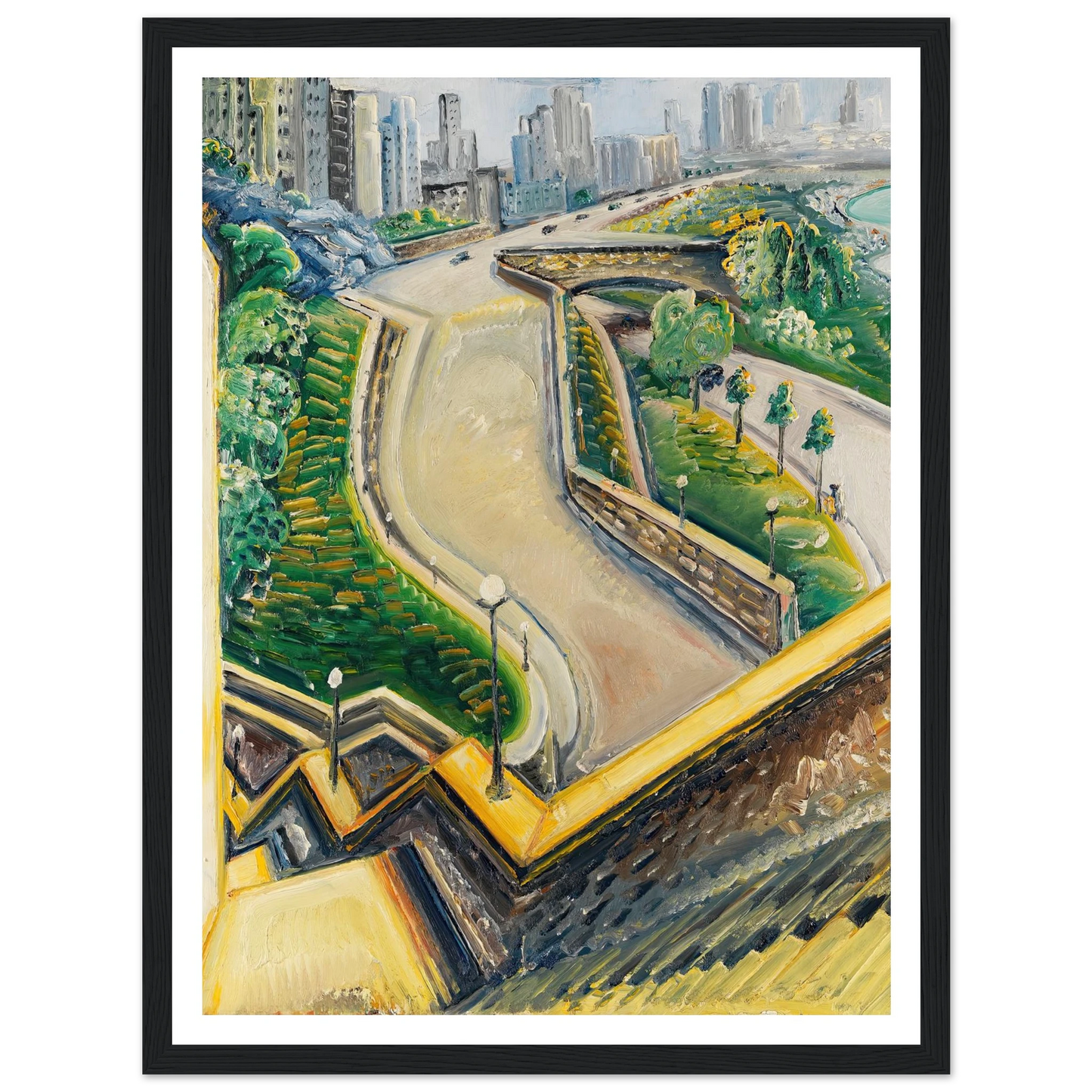 New York Riverside Drive (1934) Art Print | Paul Kleinschmidt-Quipham Collections
