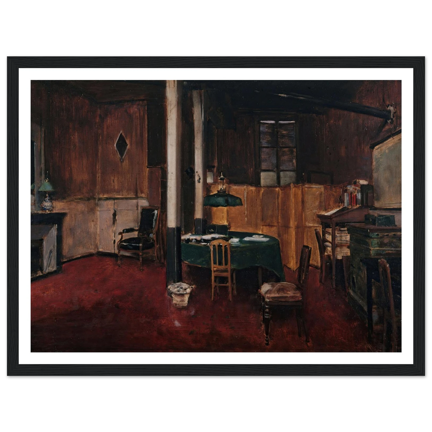 La salle de rédaction du Journal des débats (1889) Art Print | Jean Beraud-Quipham Collections