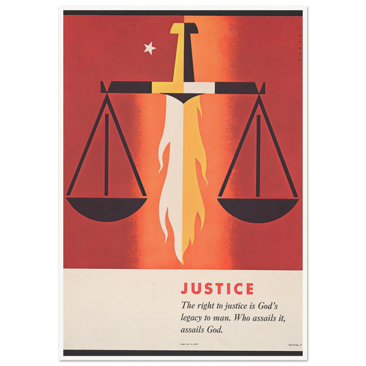 Justice (1957) Art Print | Joseph Binder-Quipham Collections