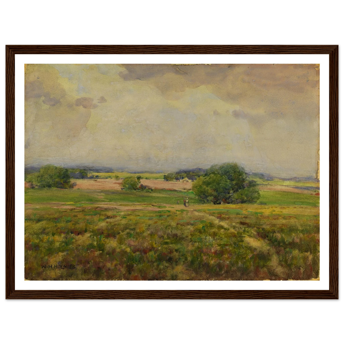 Over The Maryland Fields Art Print | William Henry Holmes-Quipham Collections