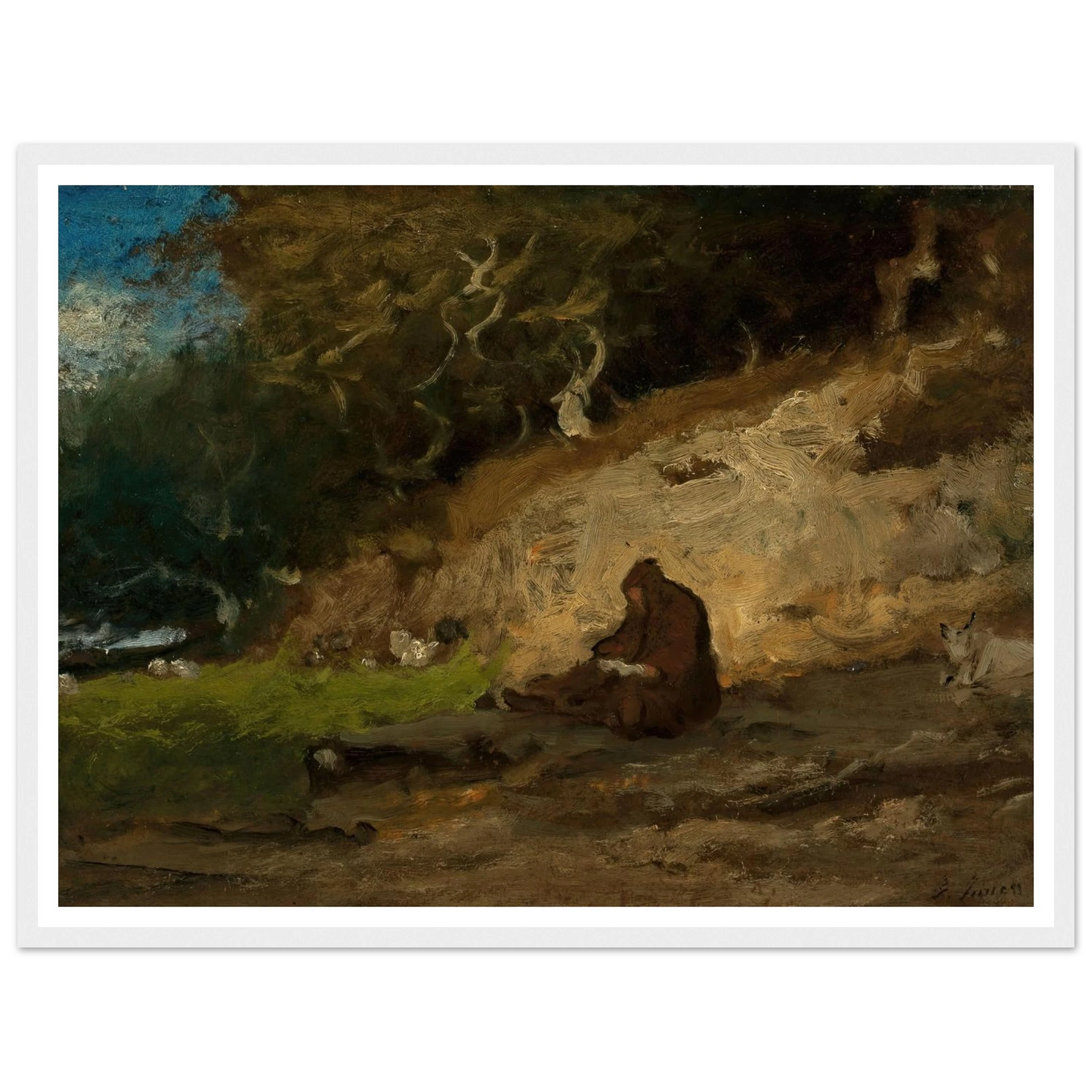 The Hermit (circa 1883-85) Art Print | George Inness-Quipham Collections