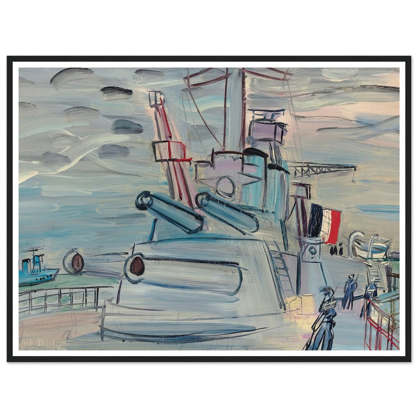 A bord de la flotte (1939) Art Print | Raoul Dufy-Quipham Collections