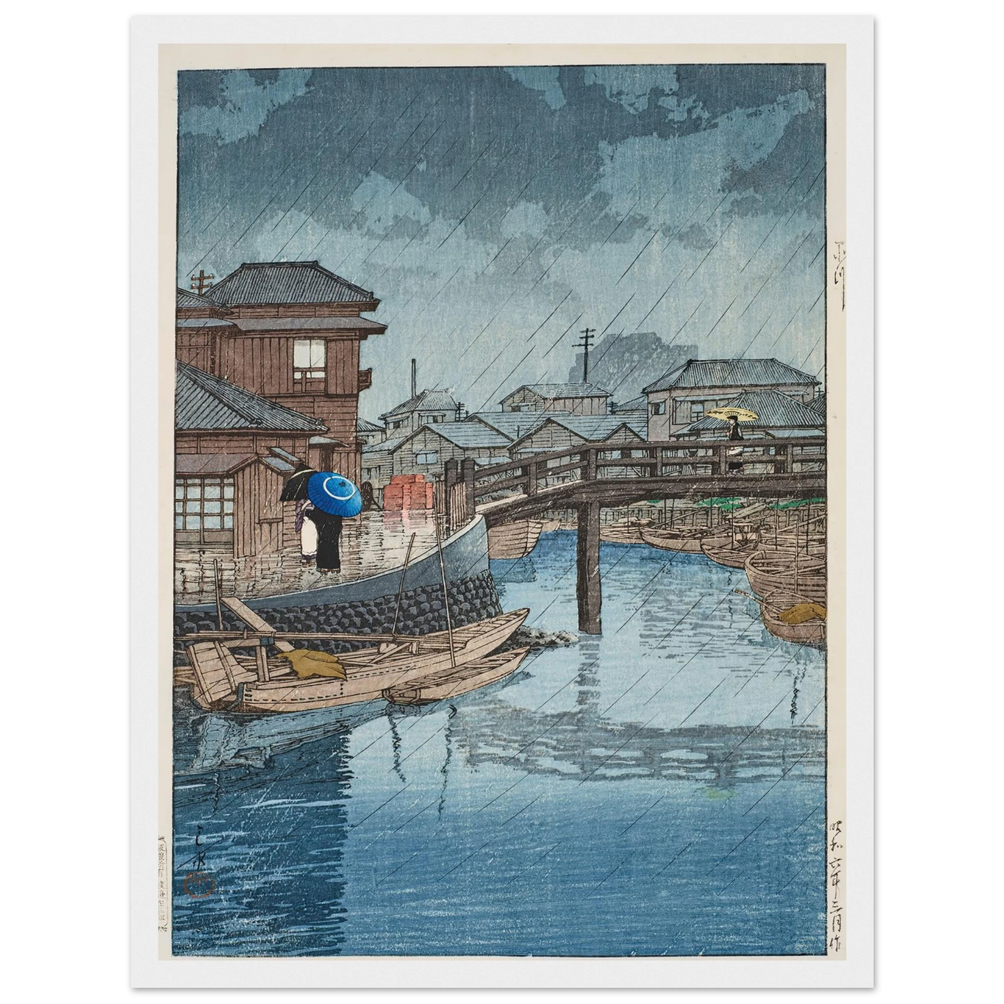 Shinagawa (1931) Art Print | Kawase Hasui-Quipham Collections