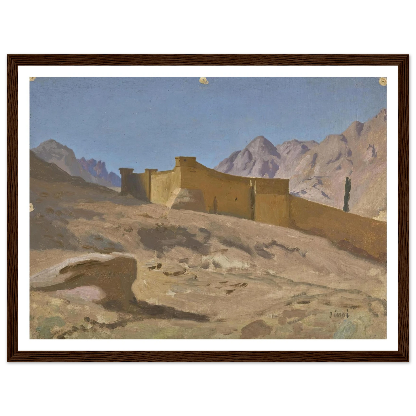 Le monastère de Sainte-Catherine Art Print | Jean Leon Gerome-Quipham Collections