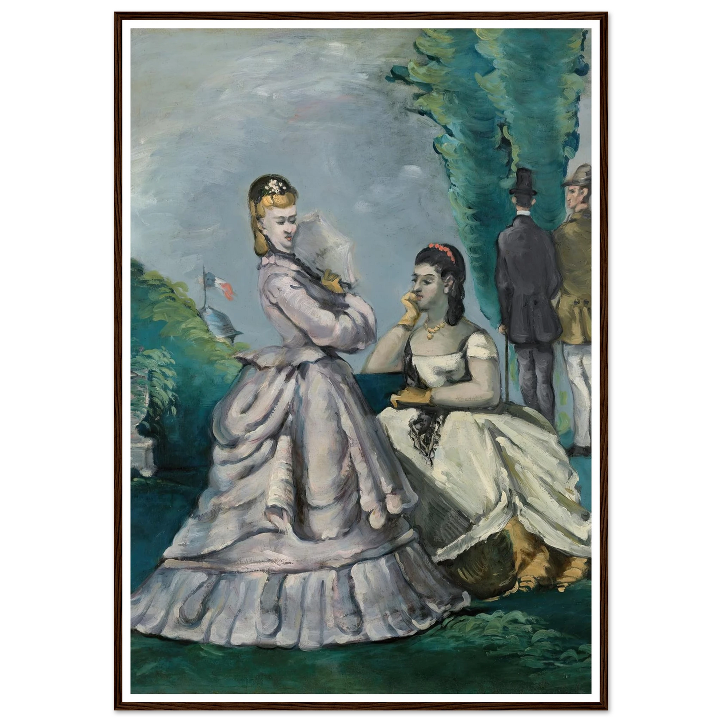 La Conversation (1870-1871) Art Print | Paul Cezanne-Quipham Collections