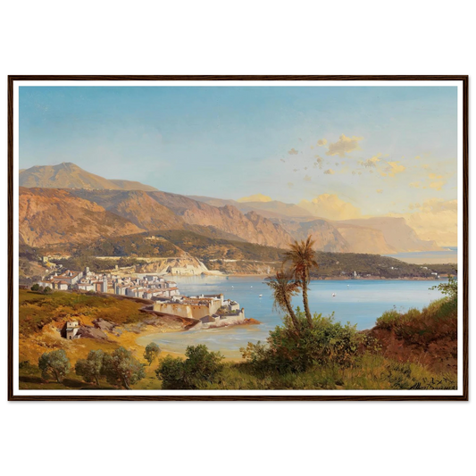 Blick über die Bucht von Villefranche-sur-Mer Art Print | Albert Zimmermann-Quipham Collections