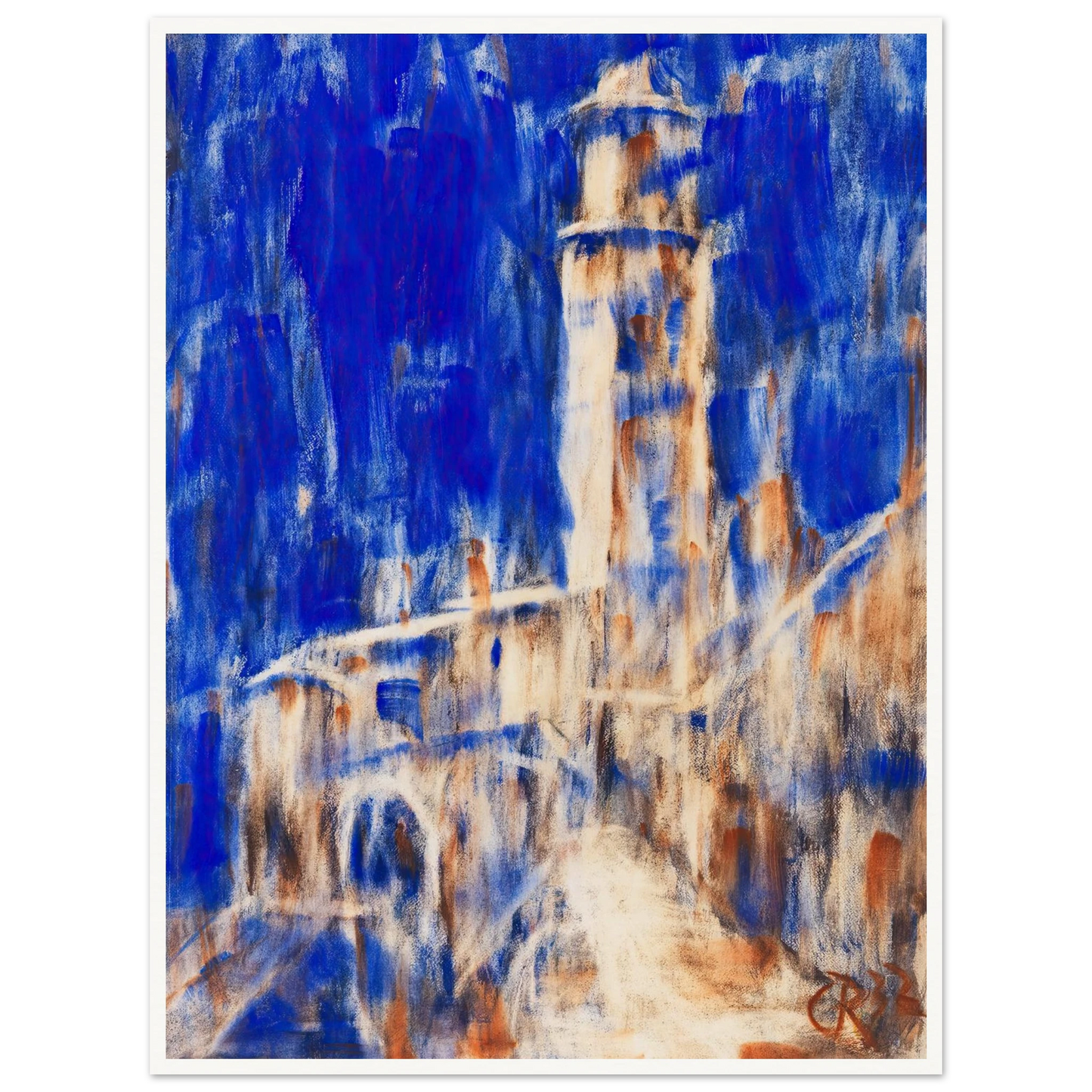 Kirche in Gandria (1932) Art Print | Christian Rohlfs-Quipham Collections