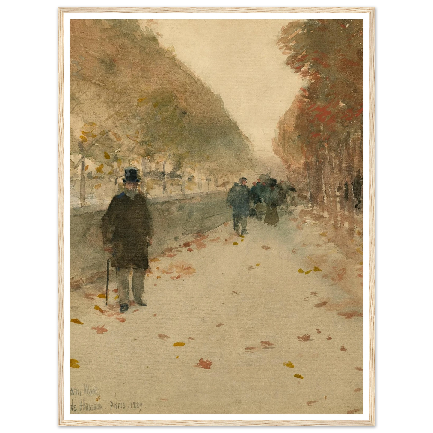 Quai du Louvre (1889) Art Print | Childe Hassam-Quipham Collections