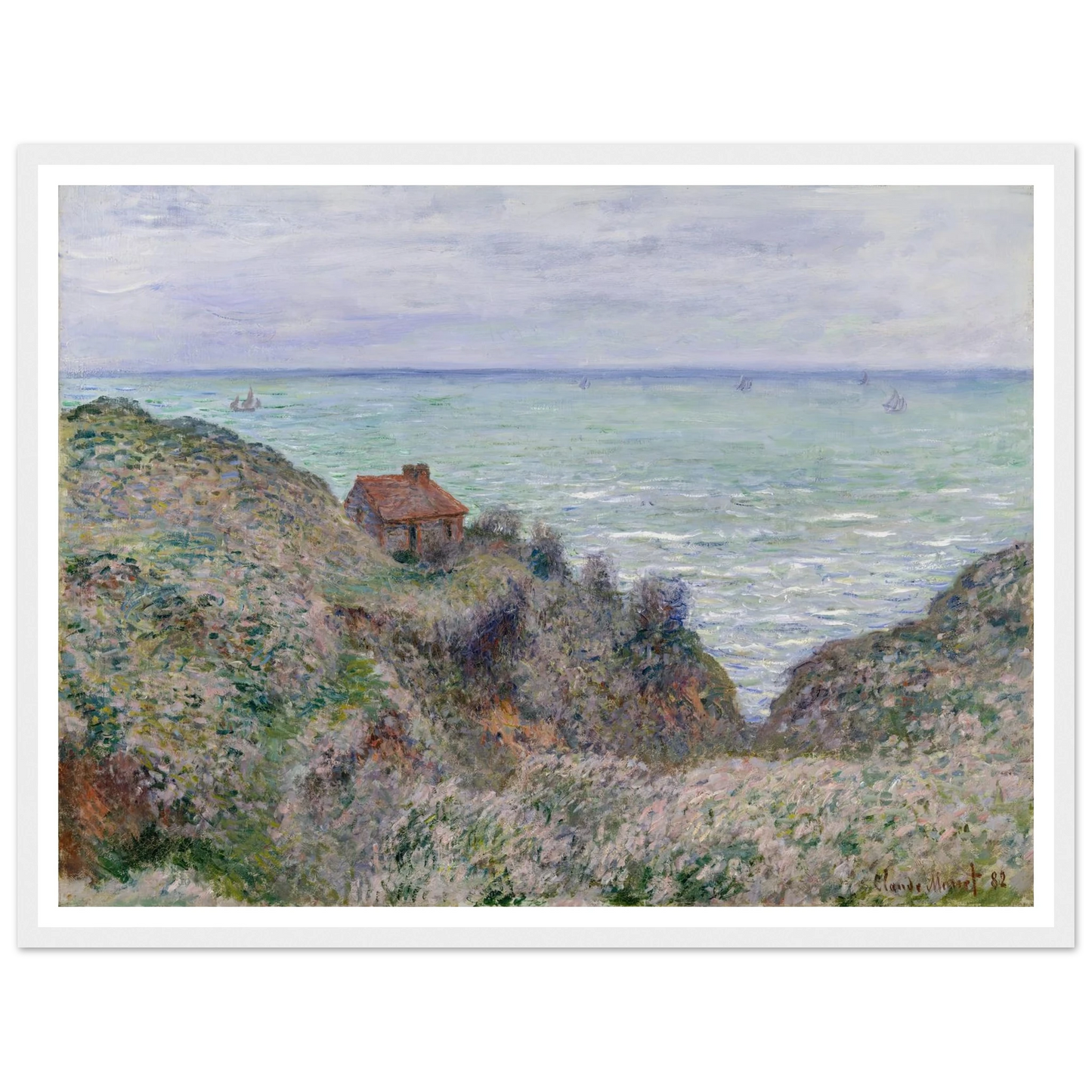 Cabin of the Customs Watch (1882) Art Print | Claude Monet-Quipham Collections