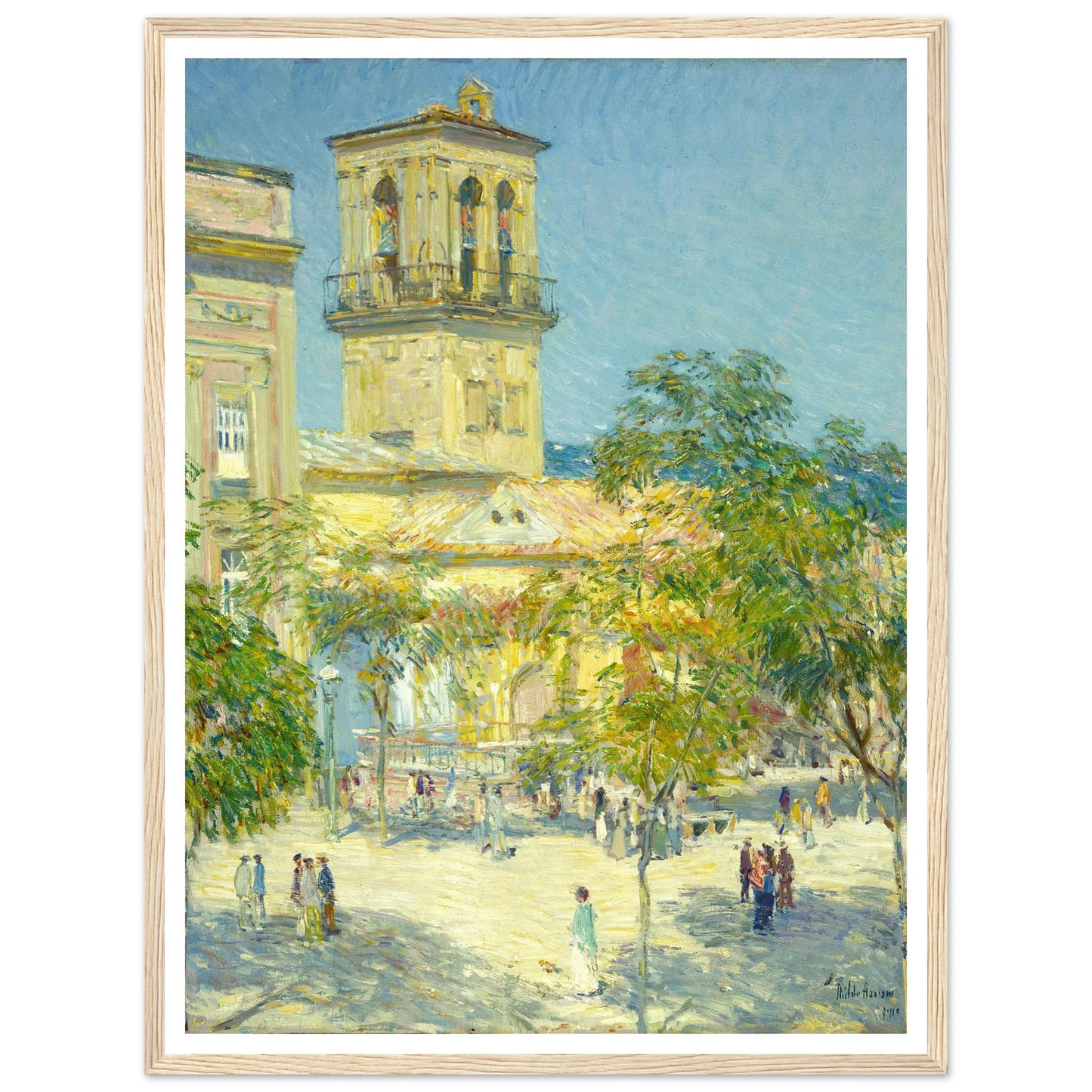 Street of the Great Captain, Córdoba (1910) Art Print | Childe Hassam-Quipham Collections