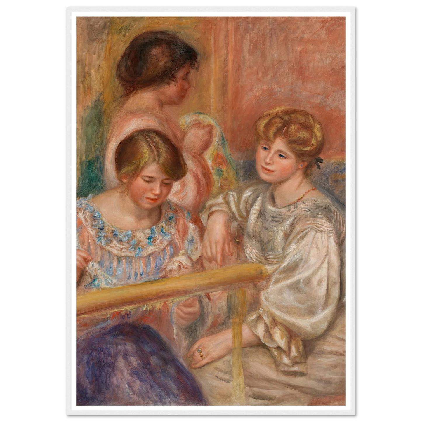 Embroiderers (Les Brodeuses) (c. 1902) Art Print | Pierre Auguste Renoir-Quipham Collections