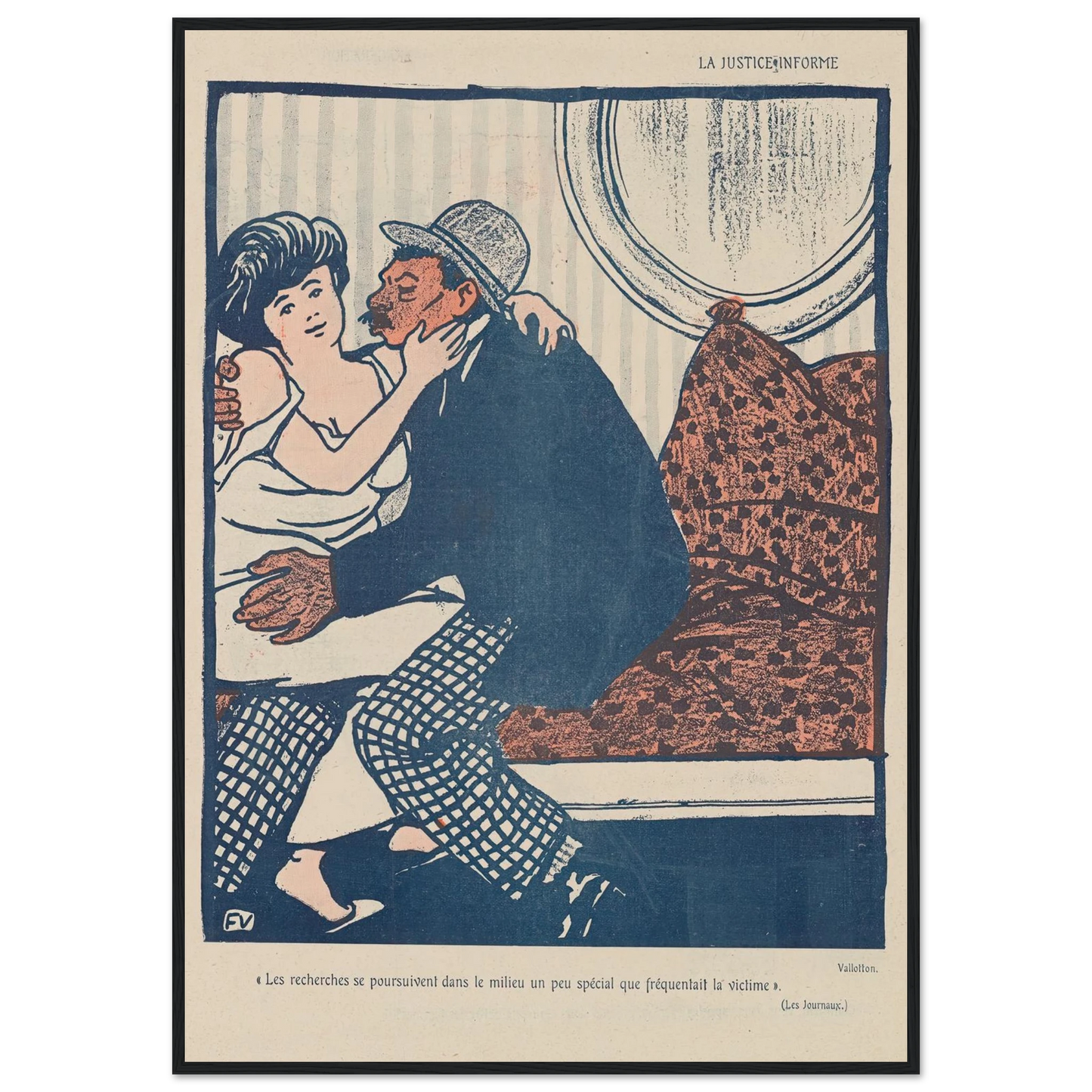 10 octobre 1903. Art Print | Felix Vallotton-Quipham Collections