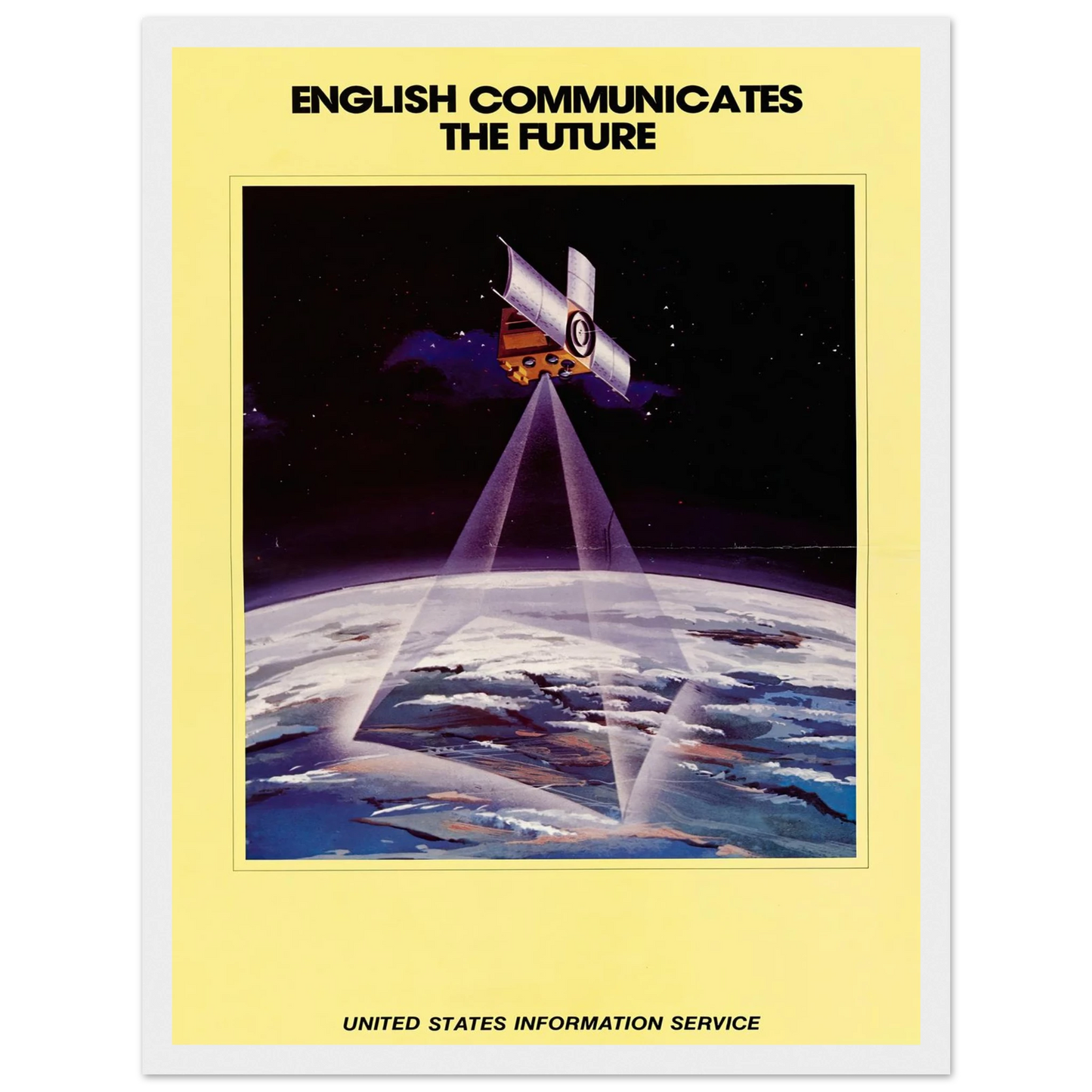 English Communicates the Future. United States Information Service 2 Art Print | US Information Agency-Quipham Collections