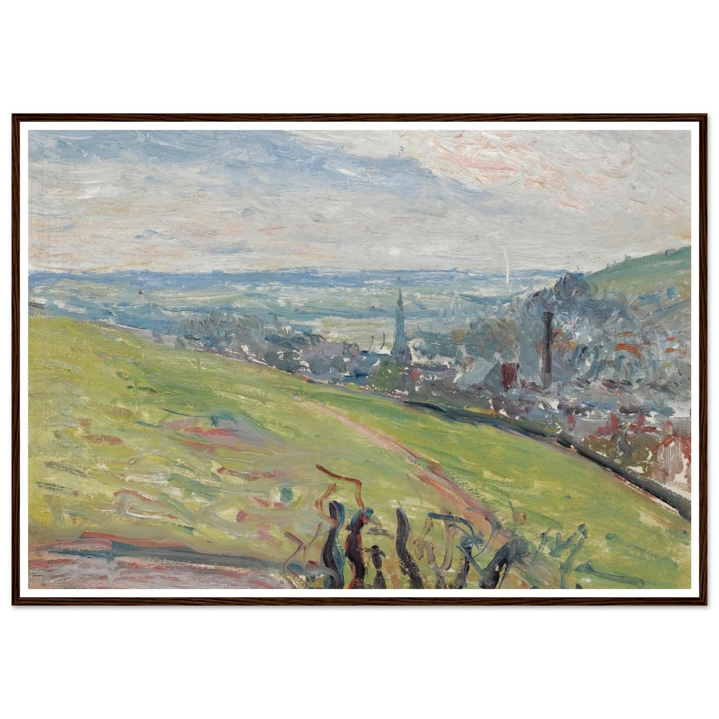 Environs De Rouen (1883) Art Print | Camille Pissarro-Quipham Collections