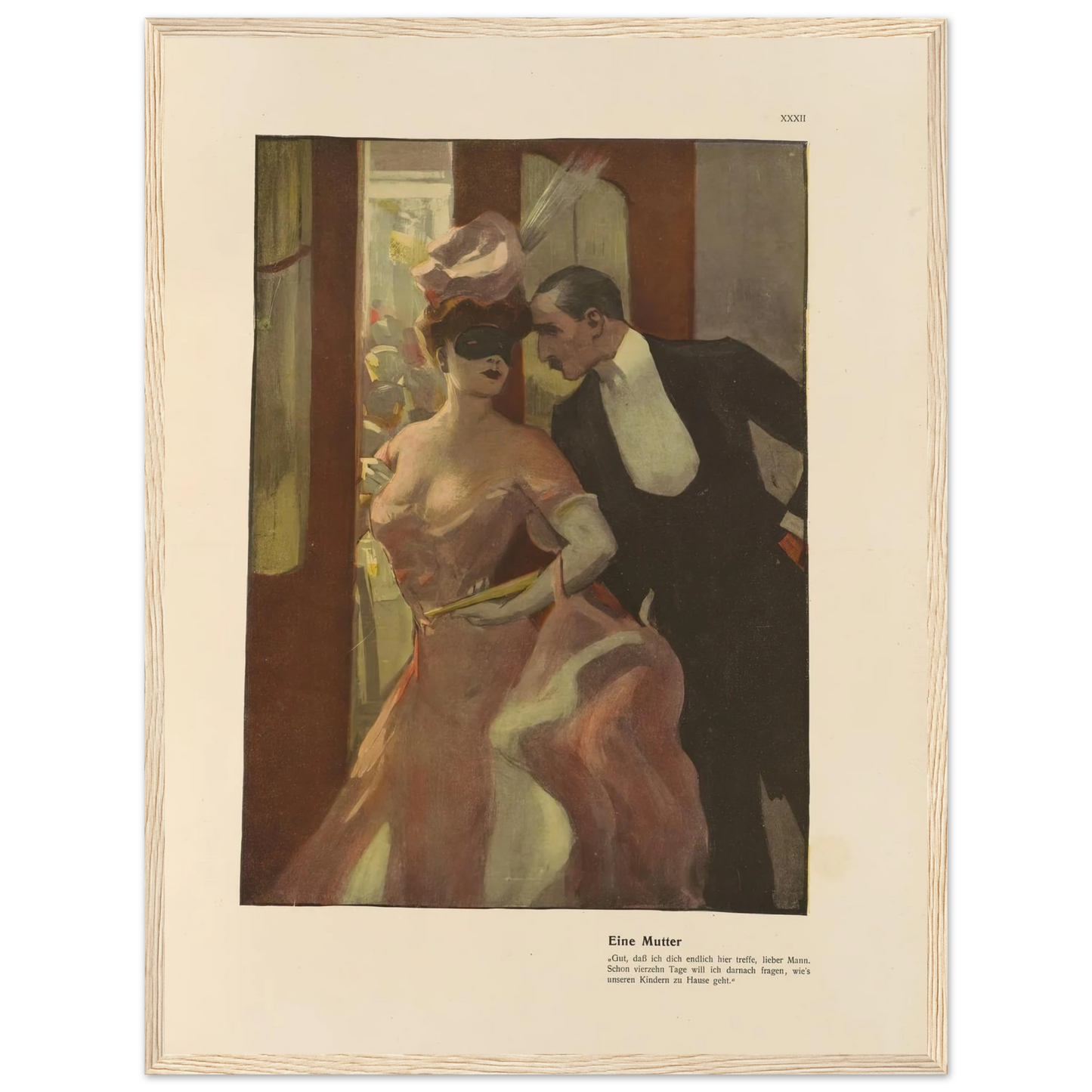 Eine Mutter (1908) Art Print | Ferdinand Freiherr von Reznicek-Quipham Collections