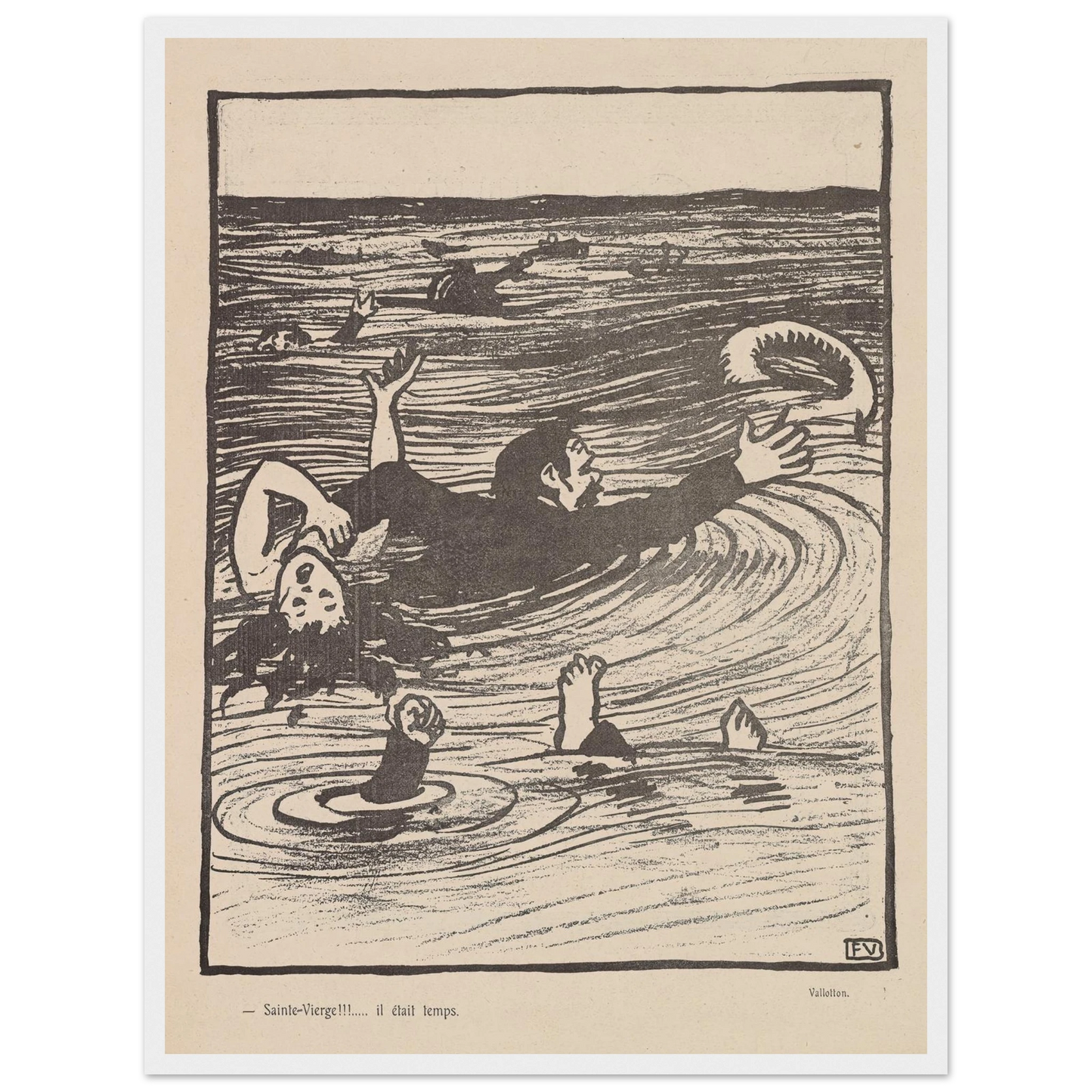 27 juin 1903 Art Print | Felix Vallotton-Quipham Collections