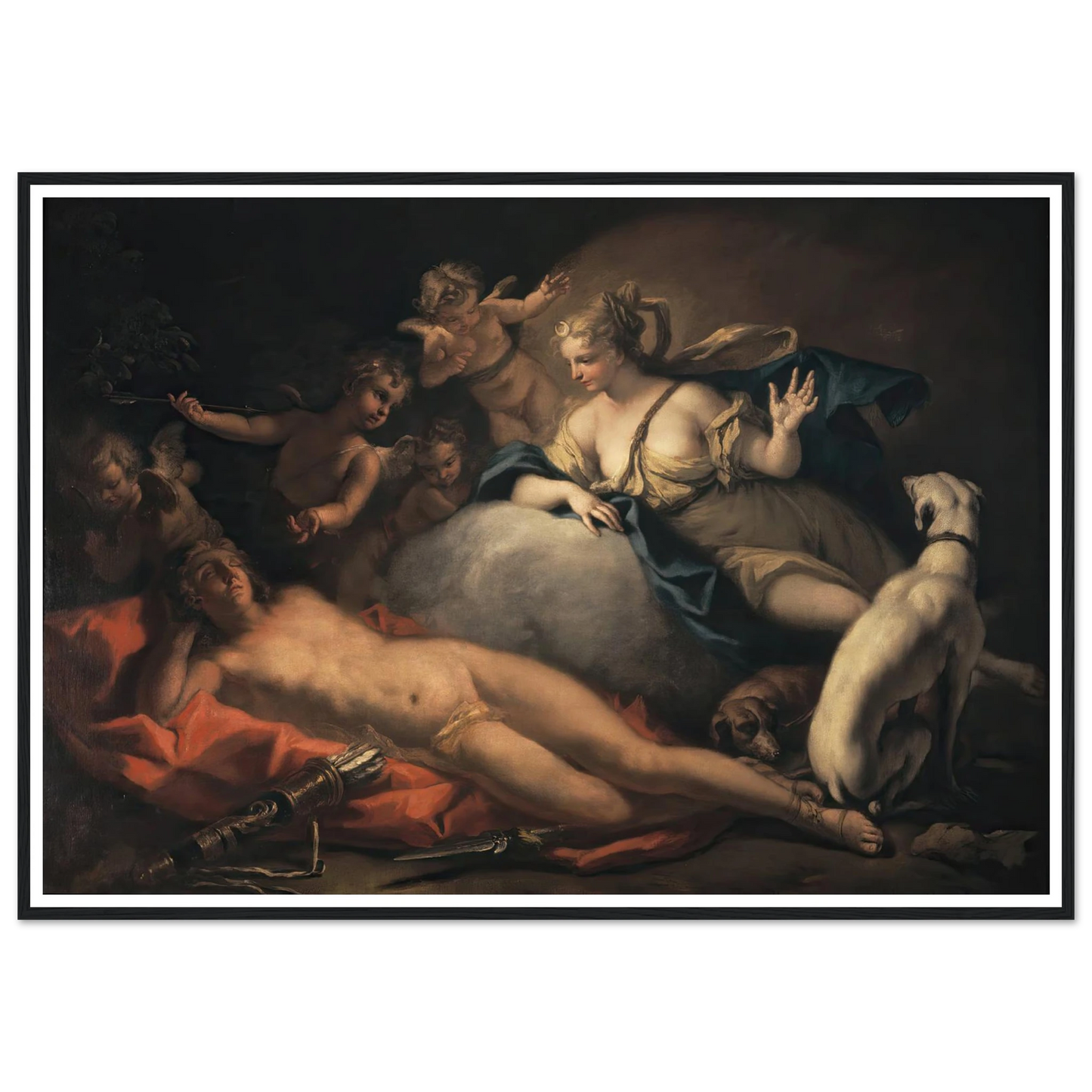 Diana and Endymion Art Print | Sebastiano Ricci-Quipham Collections