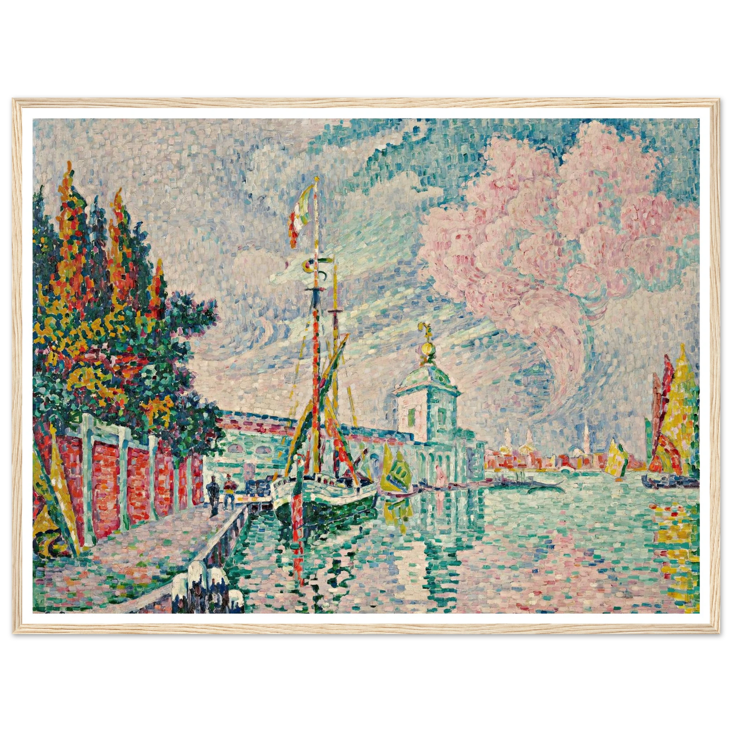 La Dogana, Venise (1923) Art Print | Paul Signac-Quipham Collections