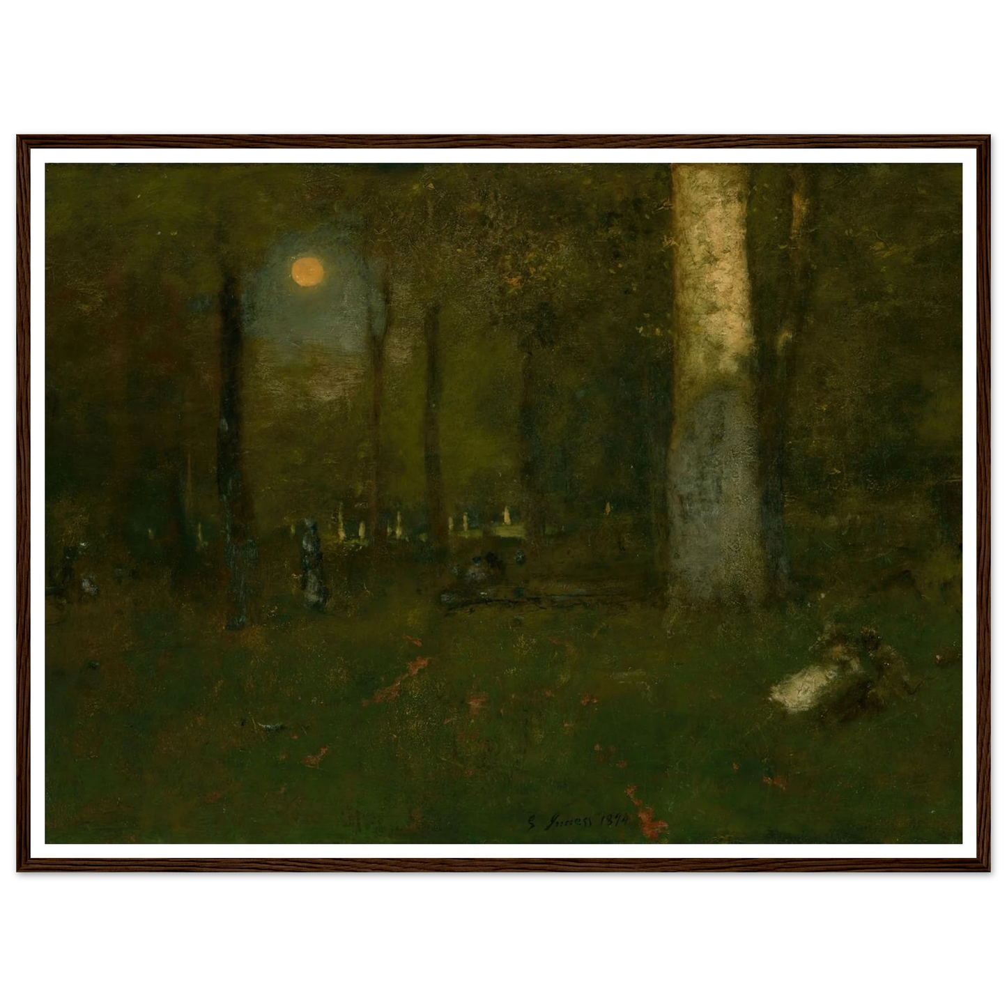Picnic in the Woods, Montclair, New Jersey (1894) Art Print | George Inness-Quipham Collections