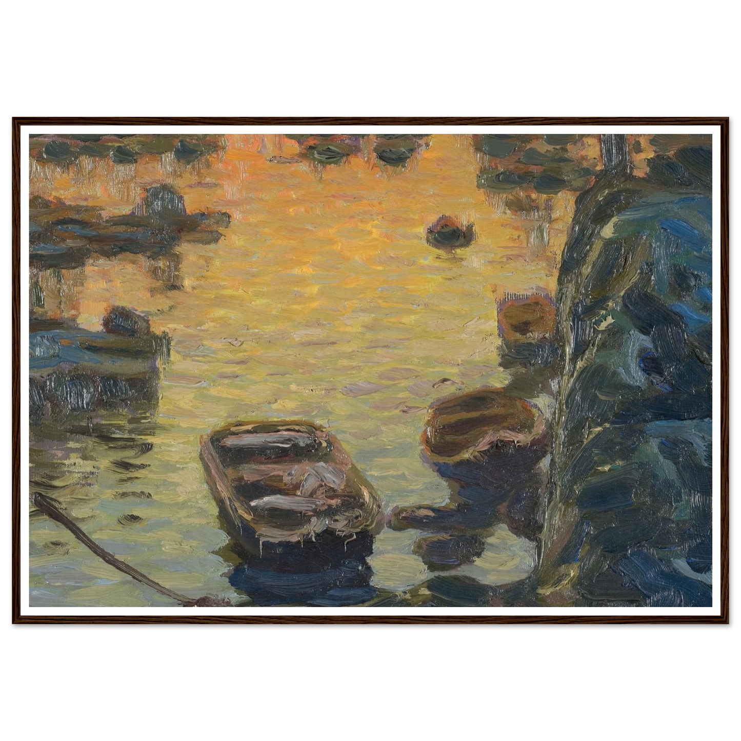 A Spring Night during the Fishing Season (1910) Art Print | Anna Boberg-Quipham Collections