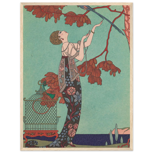 L’Oiseau Volage (1914) Art Print | George Barbier-Quipham Collections