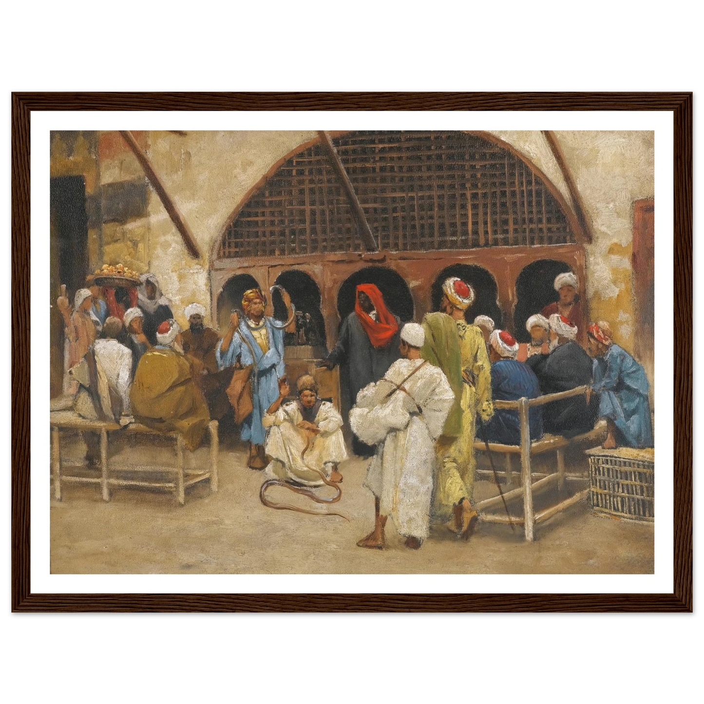 The Snake Charmers Art Print | Ludwig Deutsch-Quipham Collections